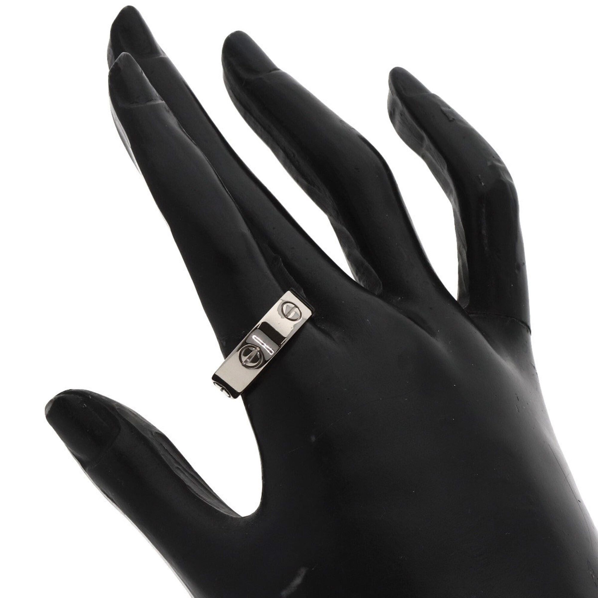 Cartier Cartier Love Ring #59, 18K White Gold, Women's Ring, CARTIER Size ONE SIZE - 5 Thumbnail