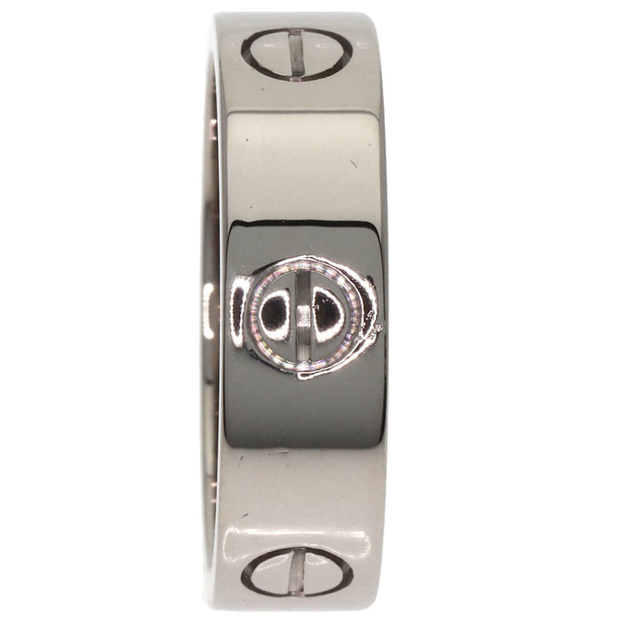 Cartier Cartier Love Ring #59, 18K White Gold, Women's Ring, CARTIER Size ONE SIZE - 3 Thumbnail