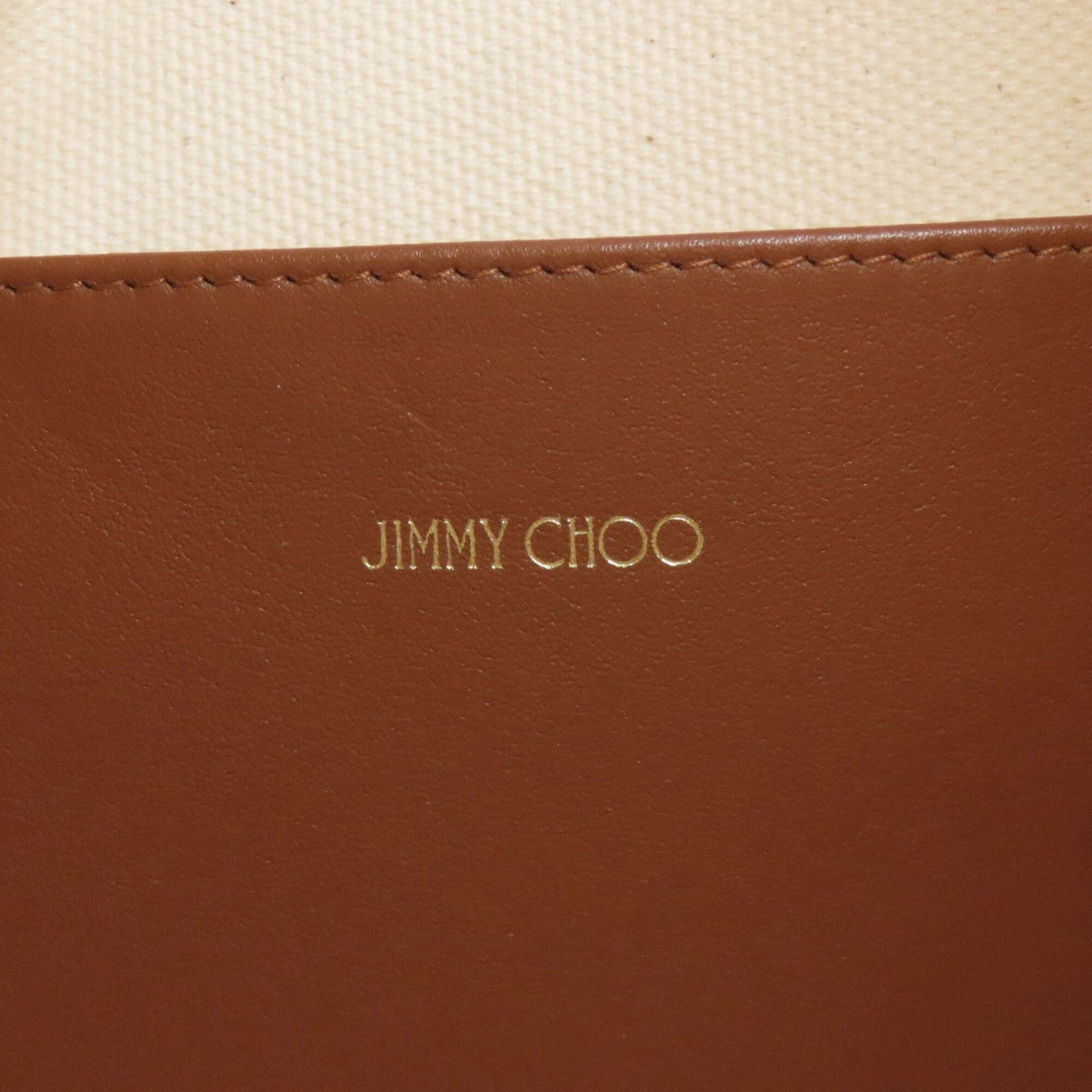 Jimmy Choo Jimmy Choo Logo Tote Bag, Canvas, Women's Size ONE SIZE - 6 Thumbnail