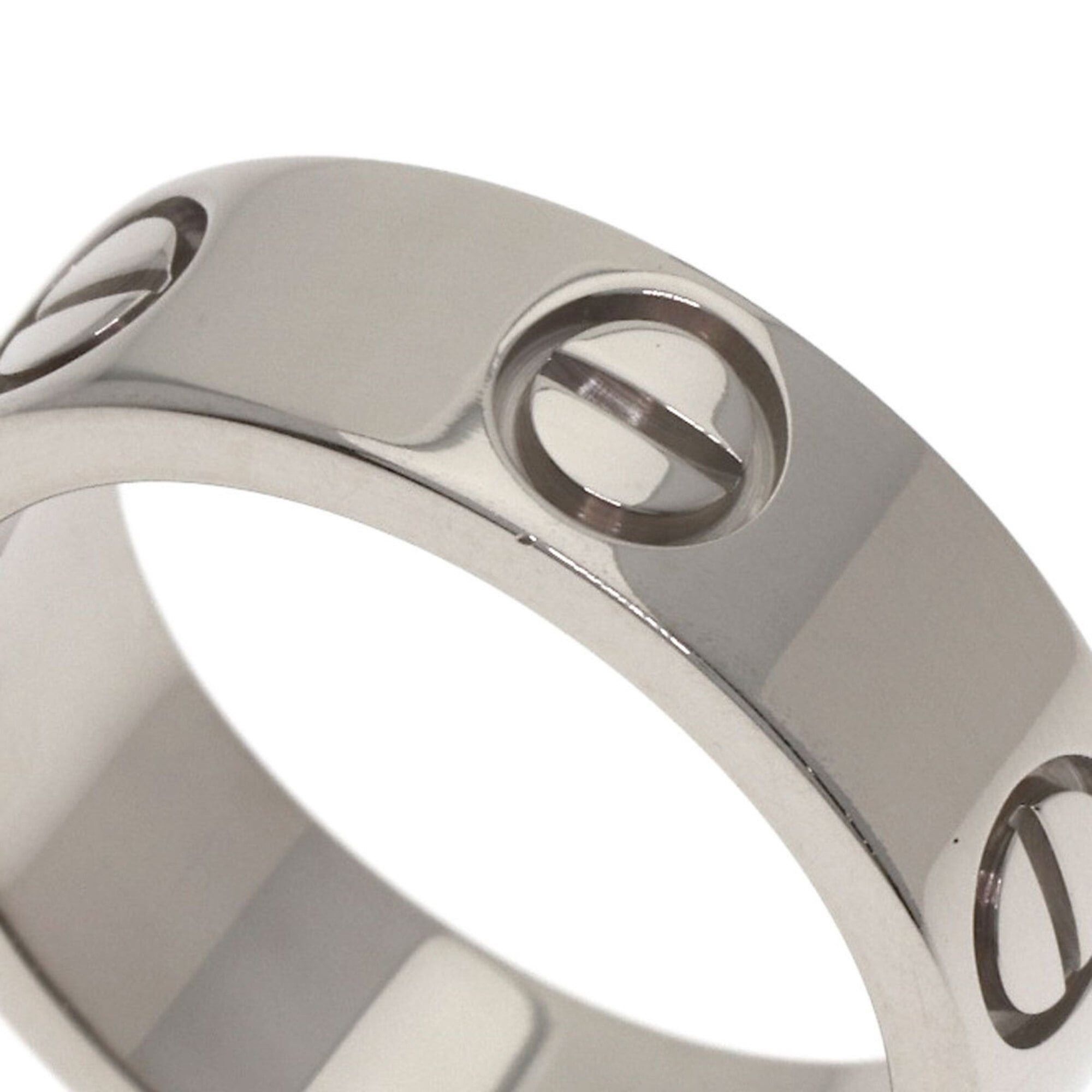 Cartier Cartier Love Ring #48, 18K White Gold, Women's Ring, CARTIER Size ONE SIZE - 6 Thumbnail