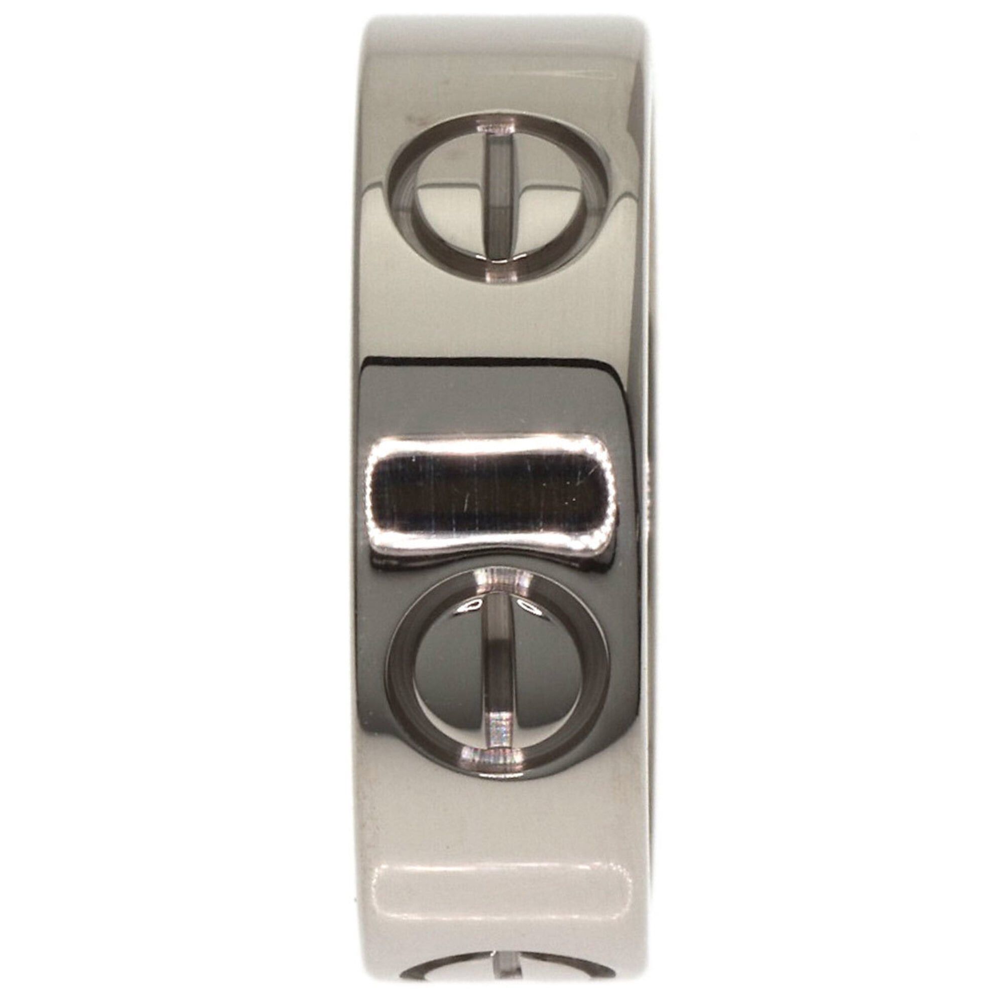 Cartier Cartier Love Ring #48, 18K White Gold, Women's Ring, CARTIER Size ONE SIZE - 3 Thumbnail