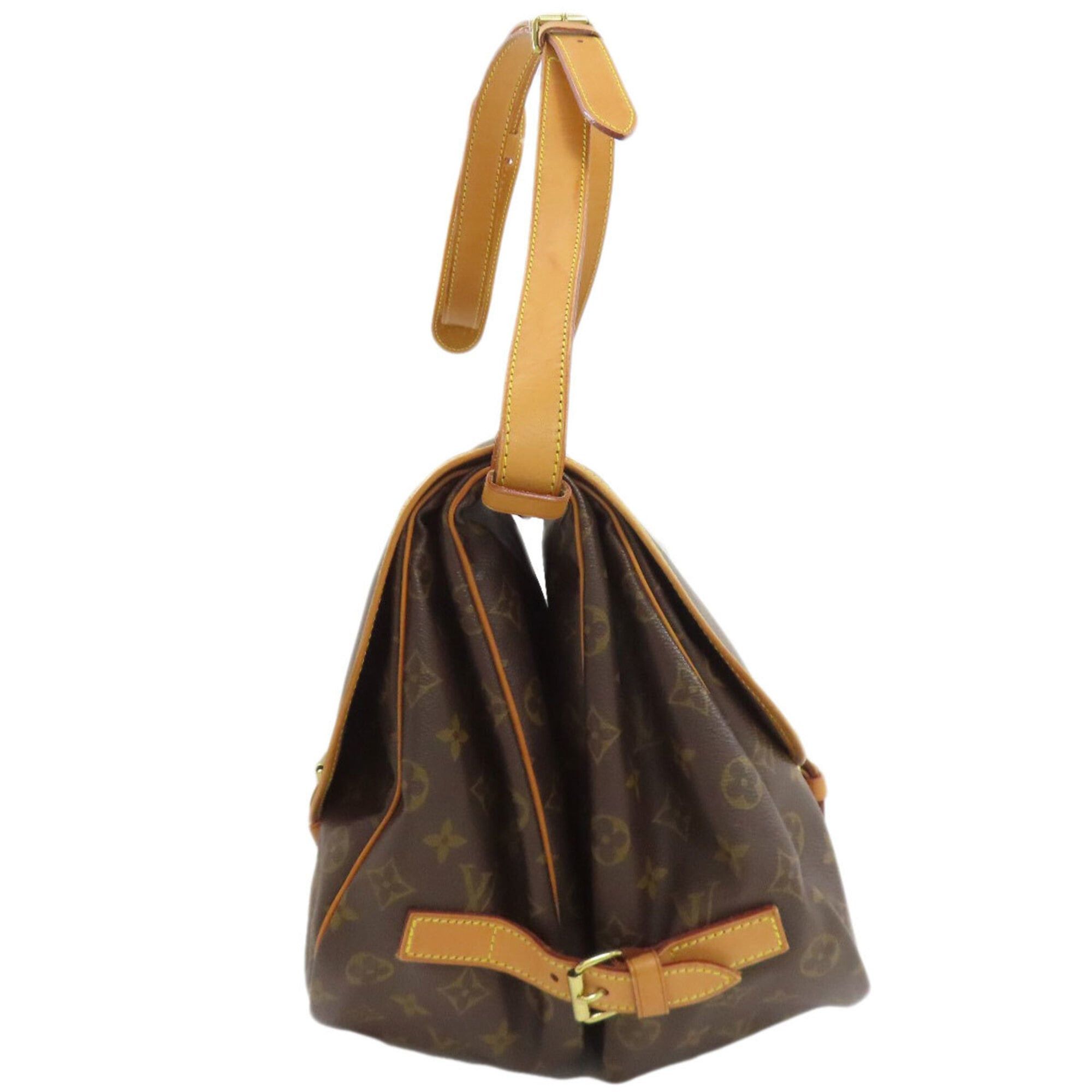 Louis Vuitton Louis Vuitton M42254 Saumur 35 Shoulder Bag, Monogram Canvas, Women's LOUIS VUITTON Size ONE SIZE - 3 Thumbnail