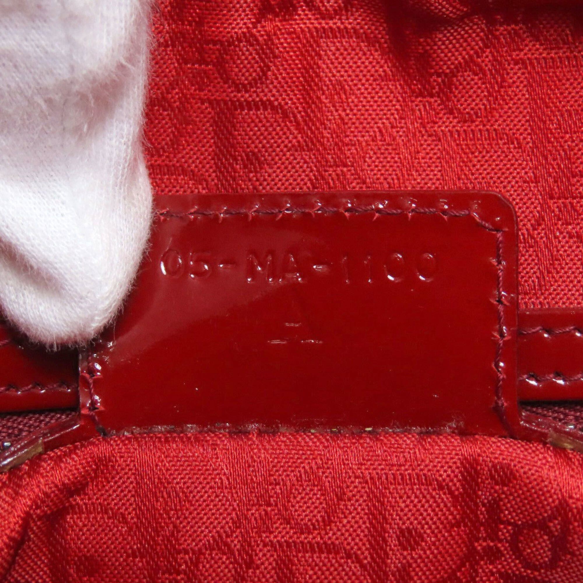 Dior Christian Dior Lady 2-Way Handbag, Enamel, Women's. Size ONE SIZE - 7 Thumbnail