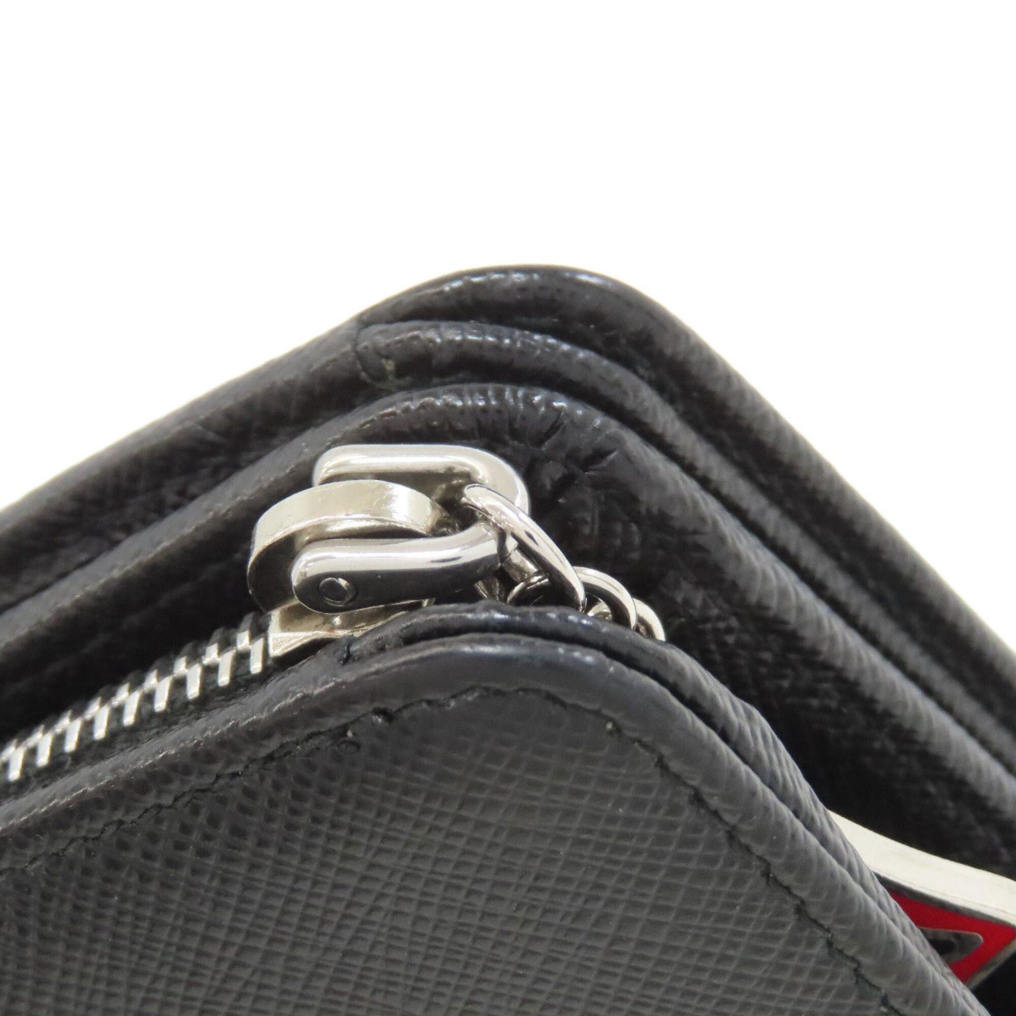Prada Prada 1ML225 Lip Charm Bi-fold Wallet Saffiano Leather Women's PRADA Size ONE SIZE - 15 Thumbnail