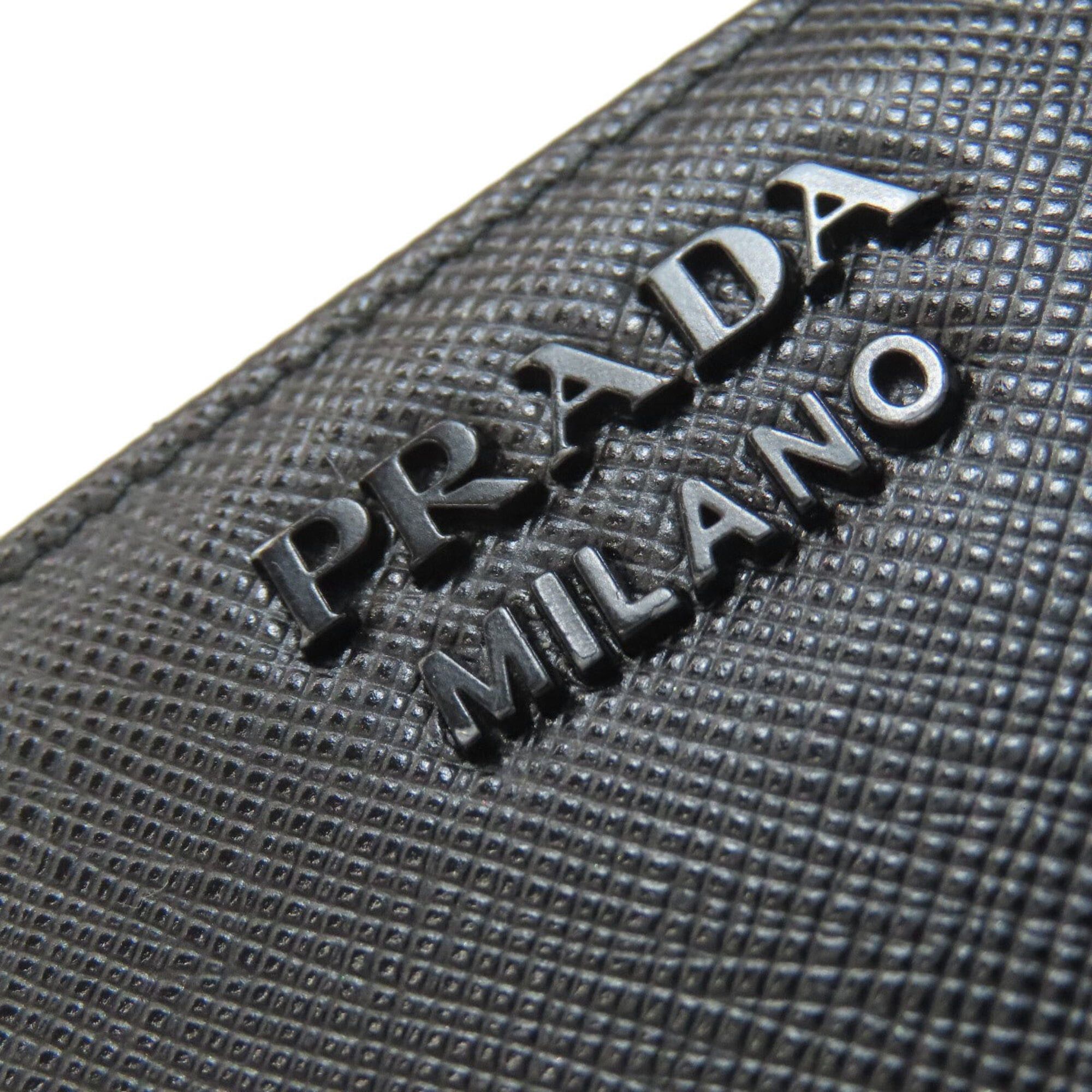 Prada Prada 1ML225 Lip Charm Bi-fold Wallet Saffiano Leather Women's PRADA Size ONE SIZE - 11 Thumbnail