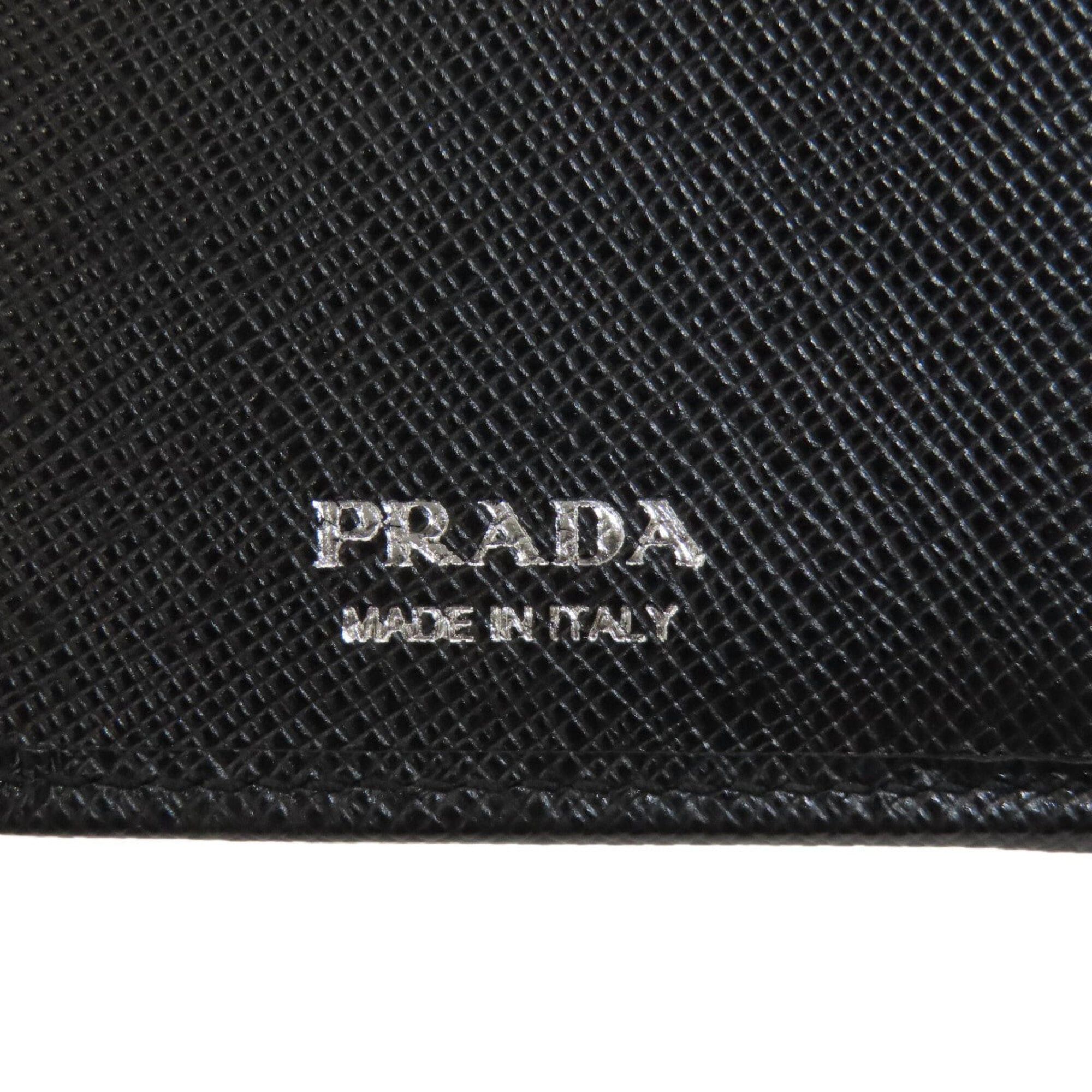 Prada Prada 1ML225 Lip Charm Bi-fold Wallet Saffiano Leather Women's PRADA Size ONE SIZE - 7 Thumbnail