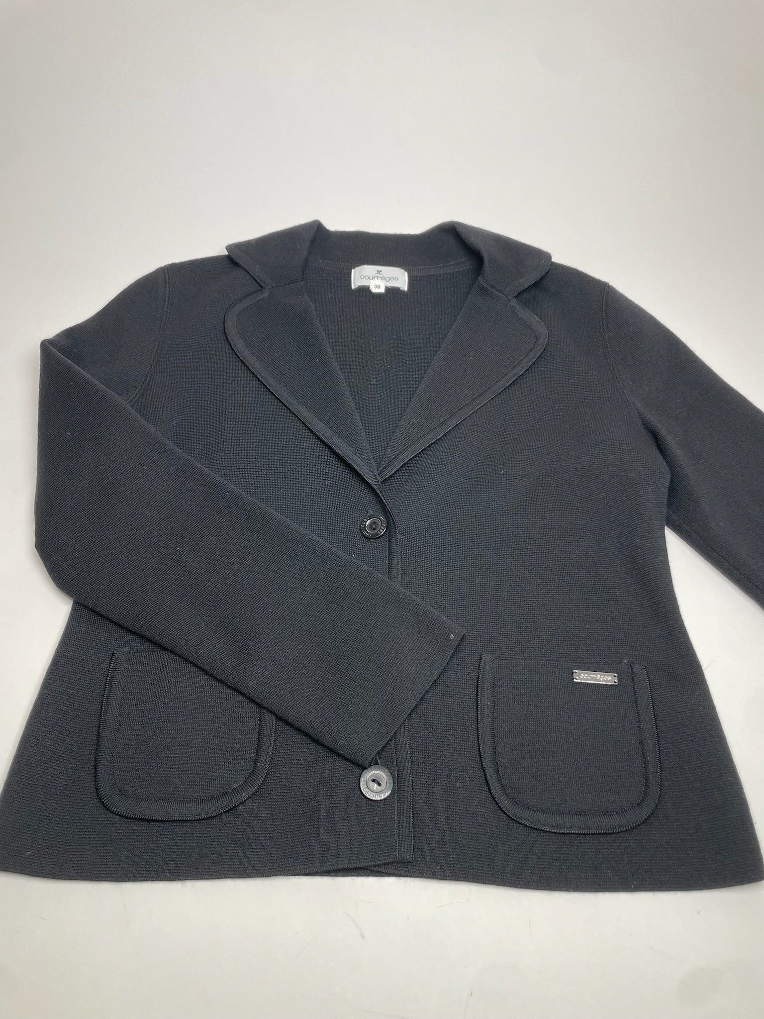 Courreges Vintage Blazer Black M Size S / US 4 / IT 40 - 12 Thumbnail