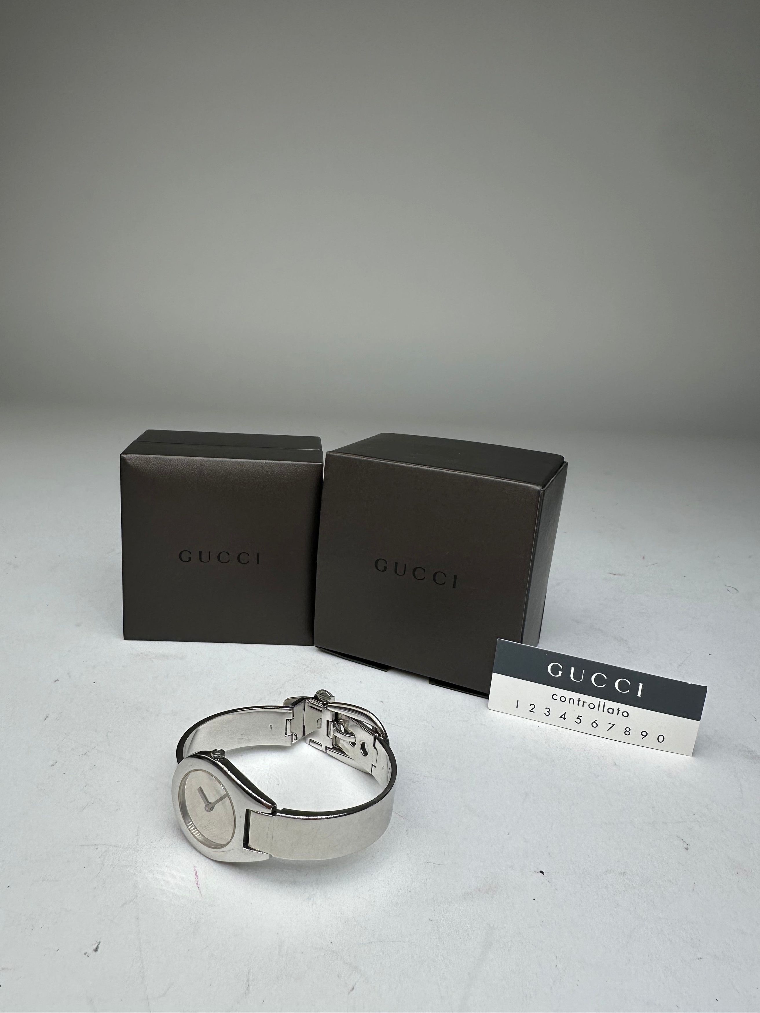 Gucci Vintage Steel Quartz Watch Silver Size ONE SIZE - 2 Thumbnail