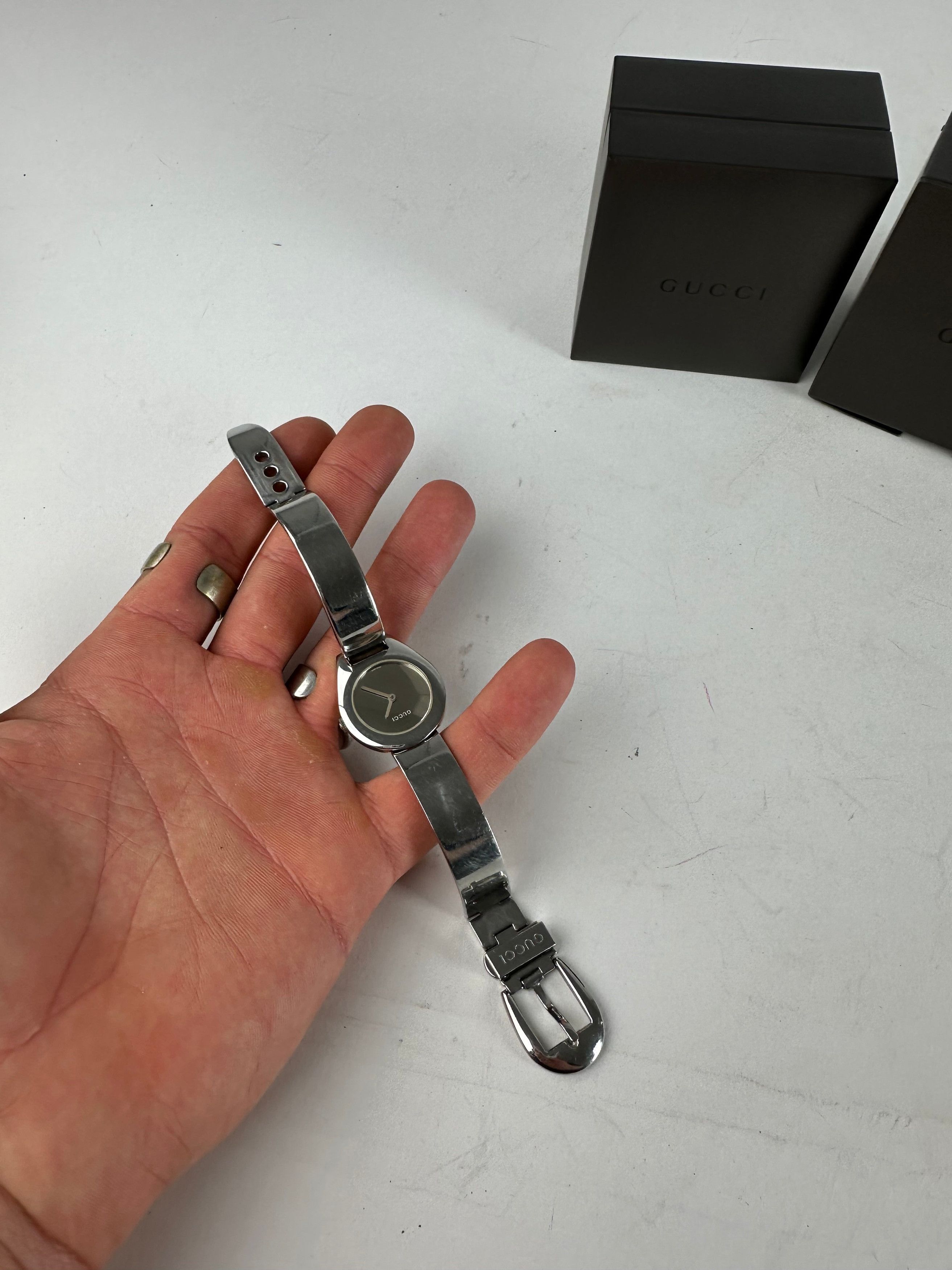 Gucci Vintage Steel Quartz Watch Silver Size ONE SIZE - 11 Thumbnail