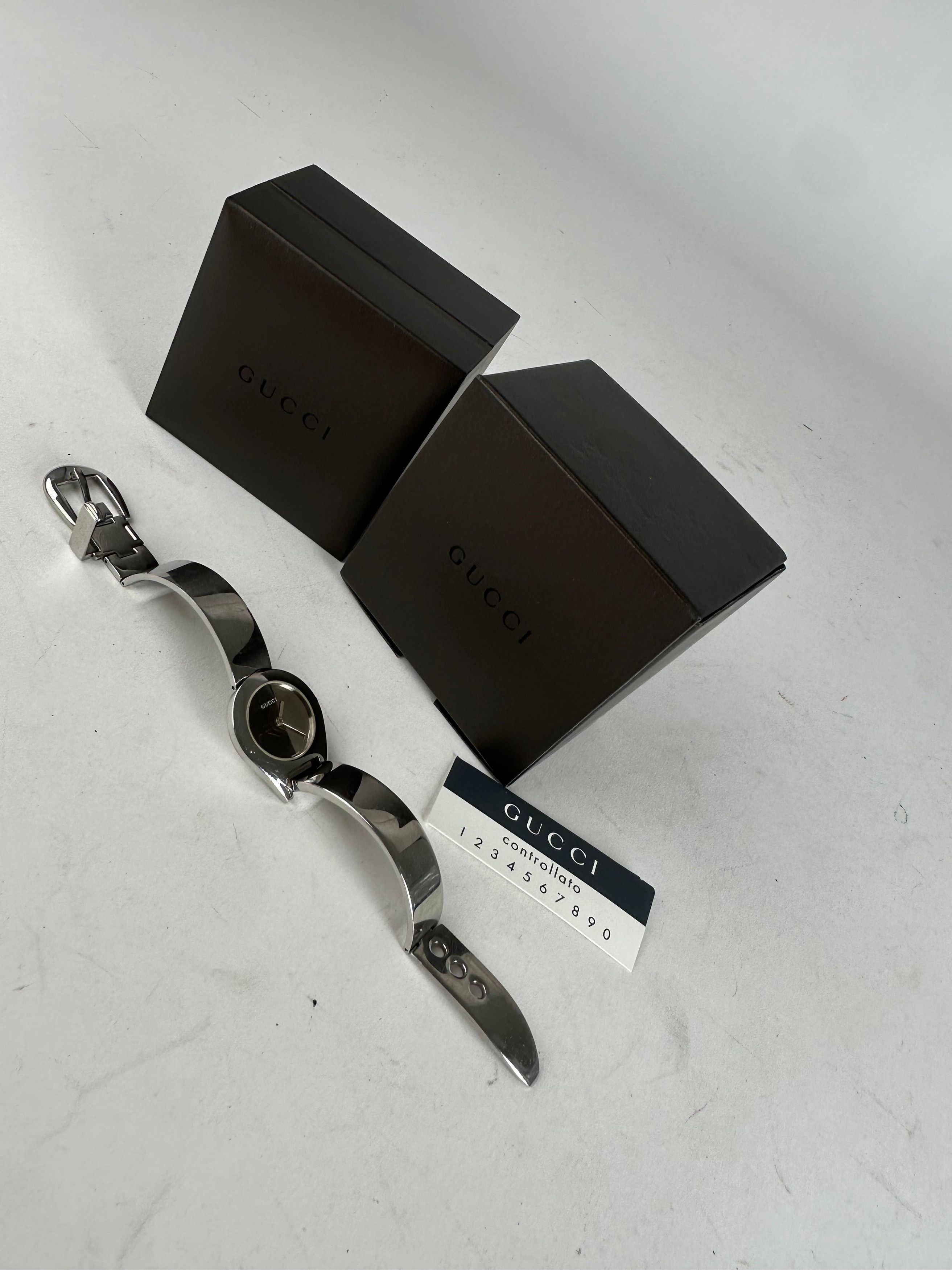 Gucci Vintage Steel Quartz Watch Silver Size ONE SIZE - 5 Thumbnail