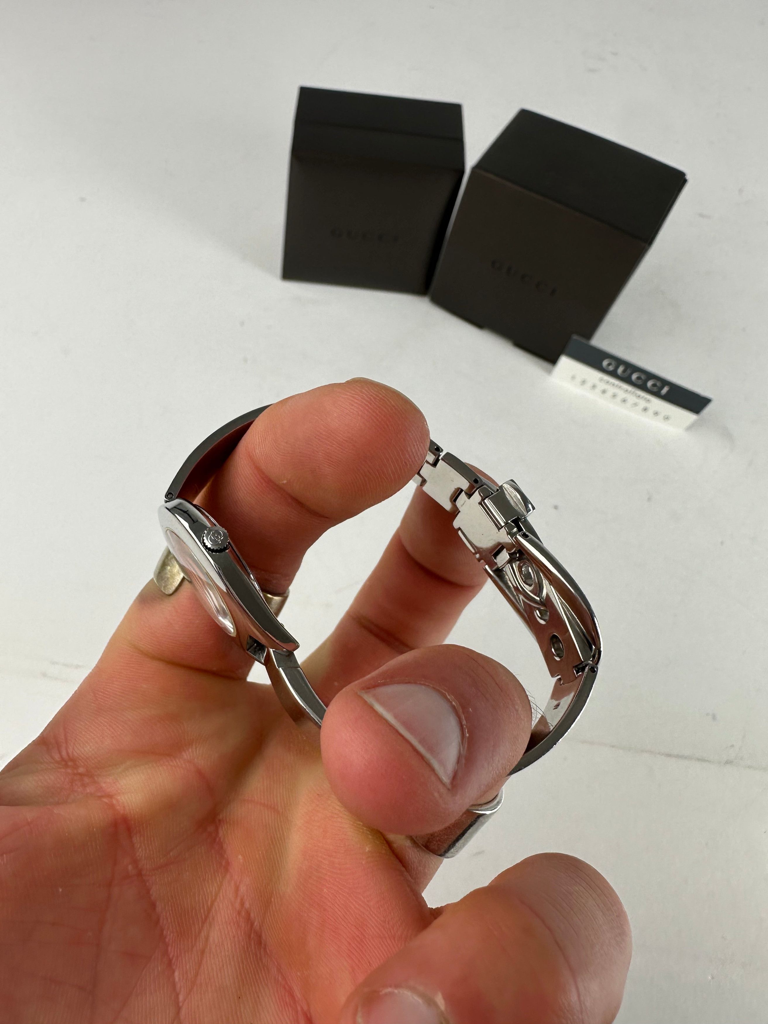 Gucci Vintage Steel Quartz Watch Silver Size ONE SIZE - 7 Thumbnail