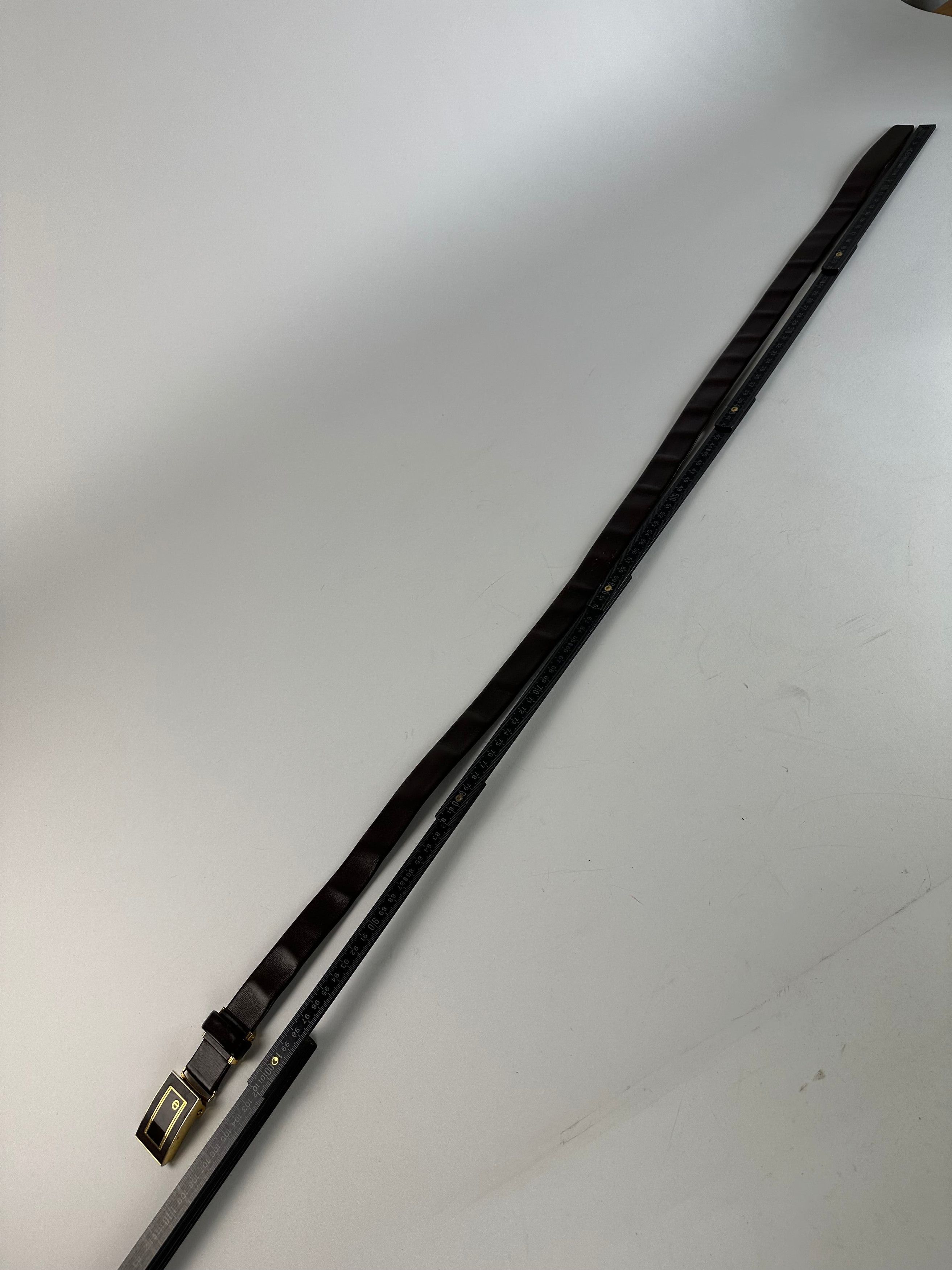 Dior Vintage Leather Belt Brown Size ONE SIZE - 9 Thumbnail