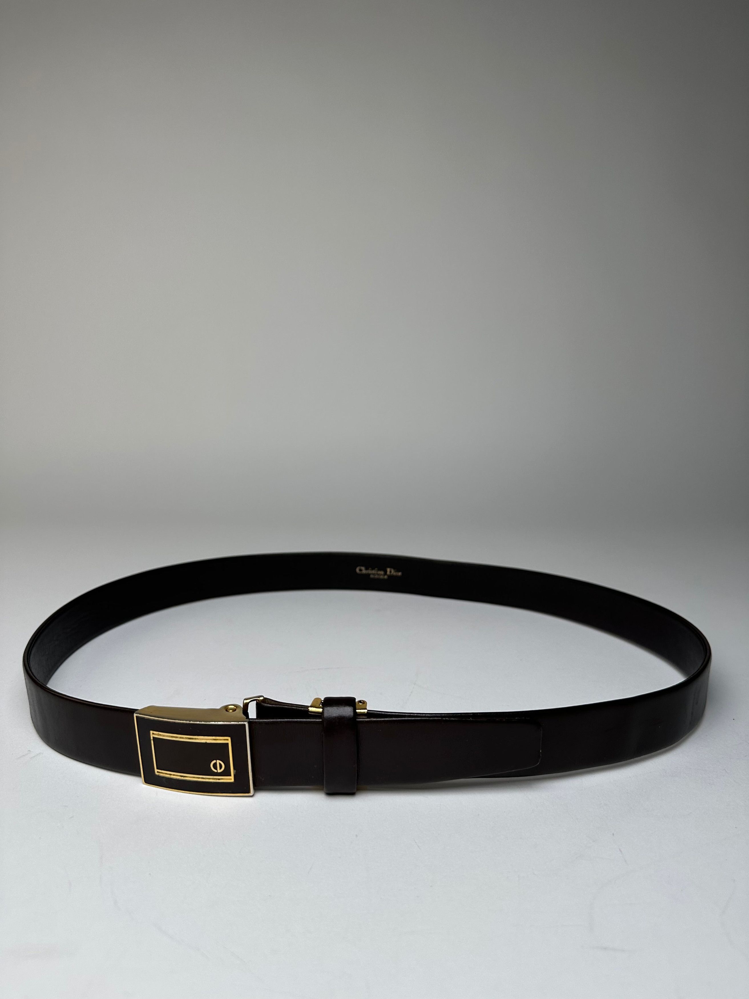 Dior Vintage Leather Belt Brown Size ONE SIZE - 11 Thumbnail