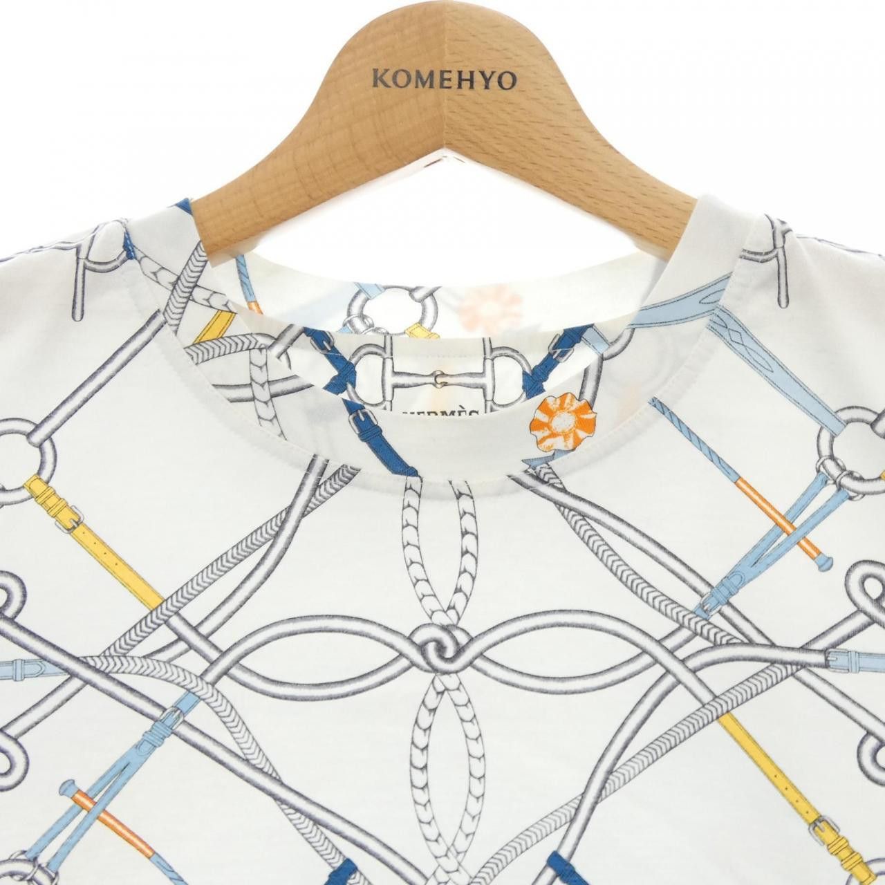 Hermes Hermes Hermes PARCOURS SANS FAUTE TShirt Textile T-Shirts DUTY FREE for USA Size ONE SIZE - 5 Thumbnail