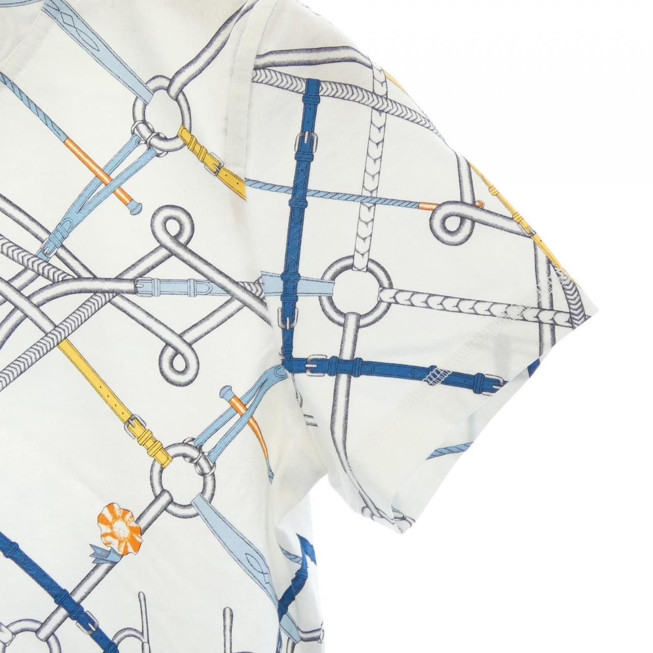 Hermes Hermes Hermes PARCOURS SANS FAUTE TShirt Textile T-Shirts DUTY FREE for USA Size ONE SIZE - 6 Thumbnail