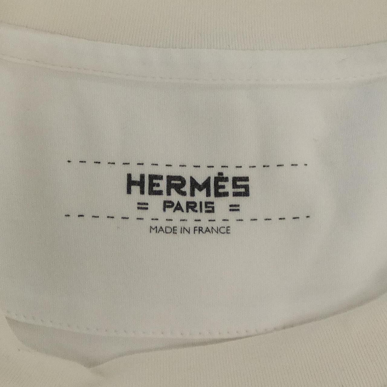 Hermes Hermes Hermes T Shirt Textile T-Shirts DUTY FREE for USA Size ONE SIZE - 4 Thumbnail
