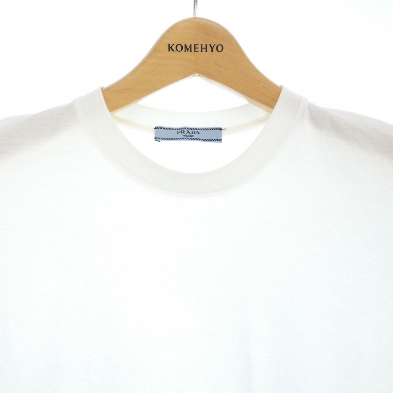 Prada Prada Prada Tシャツ T shirt Textile T-Shirts 135684S2021XBH DUTY FREE for USA Size ONE SIZE - 5 Thumbnail