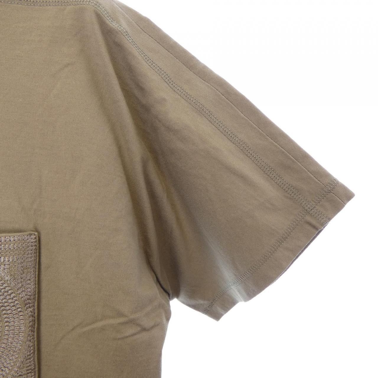 Hermes Hermes Hermes MOSAIQUE Cotton TShirt Textile T-Shirts 3H4615DL DUTY FREE for USA Size ONE SIZE - 6 Thumbnail