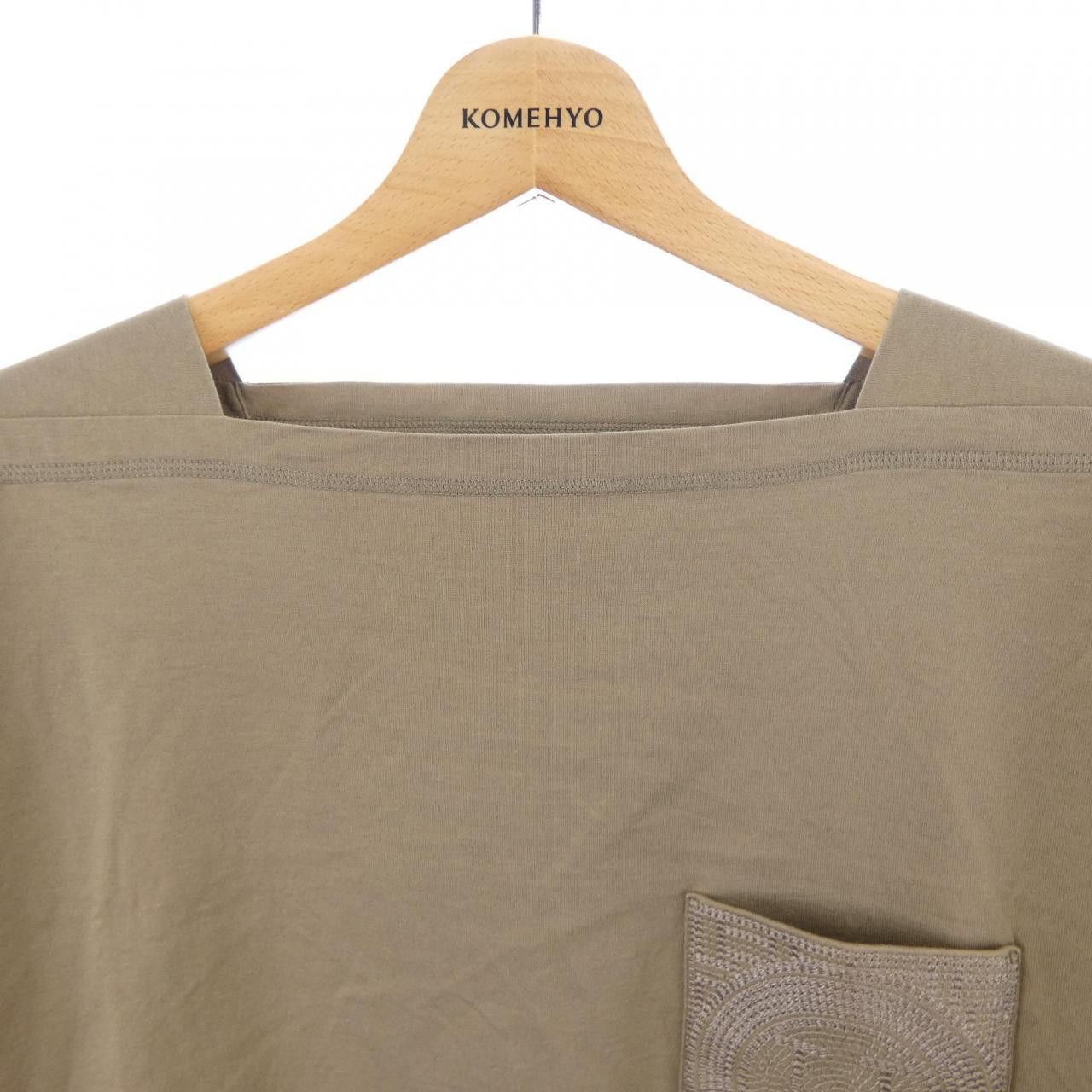 Hermes Hermes Hermes MOSAIQUE Cotton TShirt Textile T-Shirts 3H4615DL DUTY FREE for USA Size ONE SIZE - 5 Thumbnail