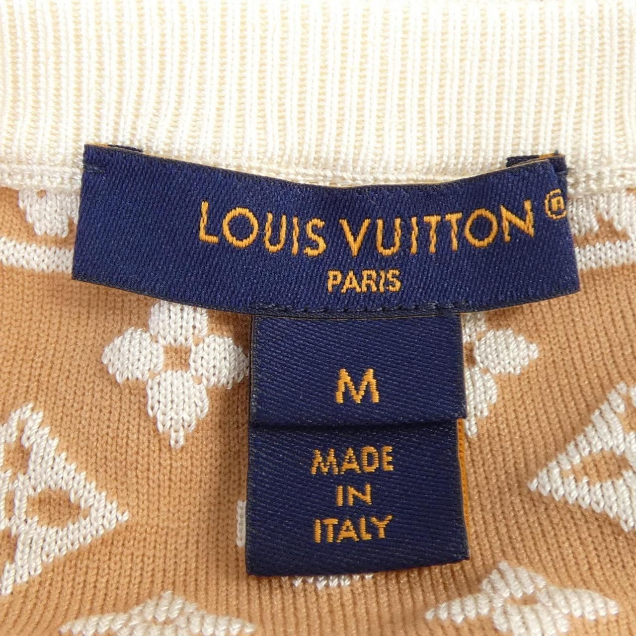 Louis Vuitton Louis Vuitton Louis Vuitton Monogram Knit Top Textile Tops FQKS19FN6 DUTY FREE for USA Size ONE SIZE - 4 Thumbnail