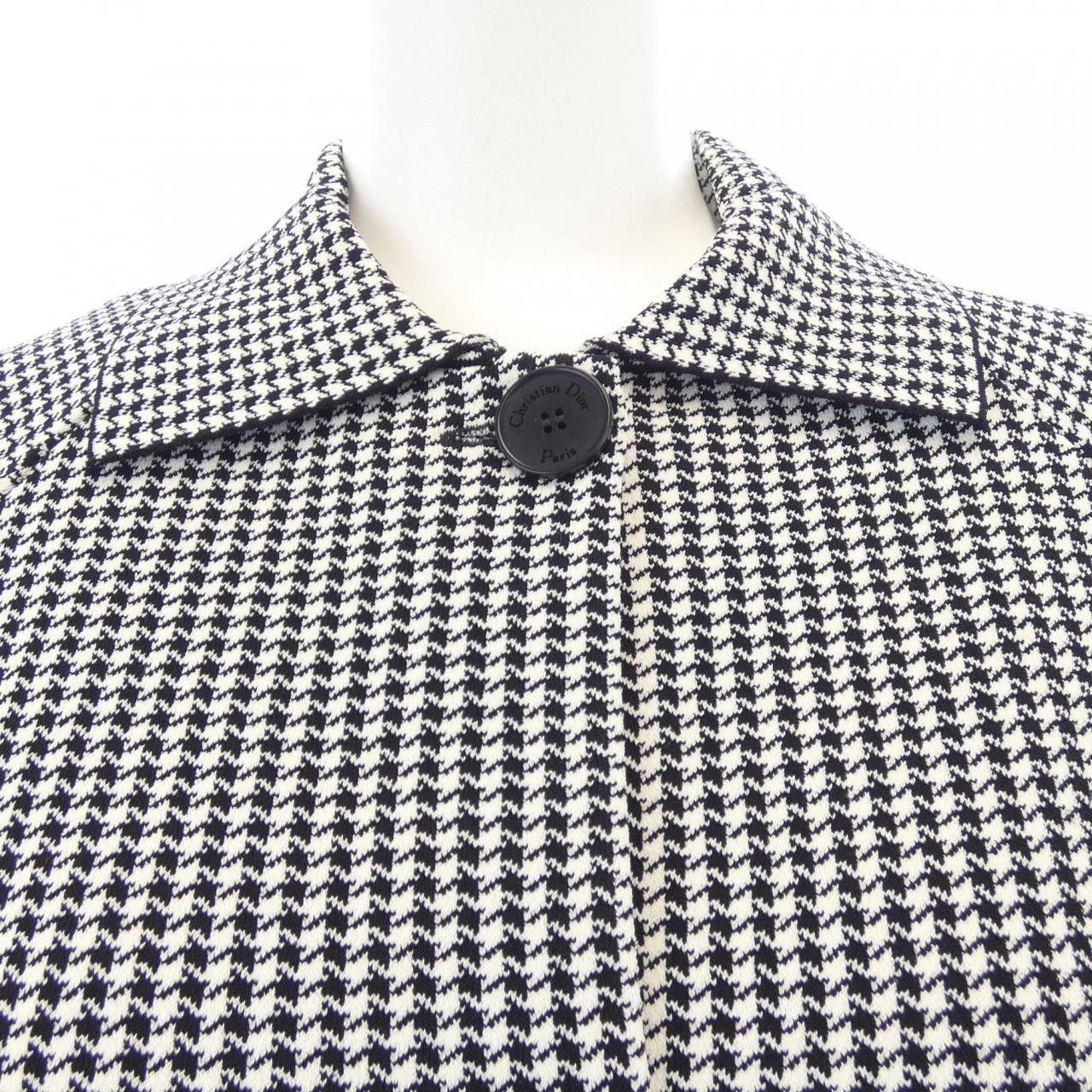 Dior Dior Christian Dior Houndstooth Technical Knit Jacket Textile Outerwear 424V13AM534 DUTY FREE for USA Size ONE SIZE - 5 Thumbnail