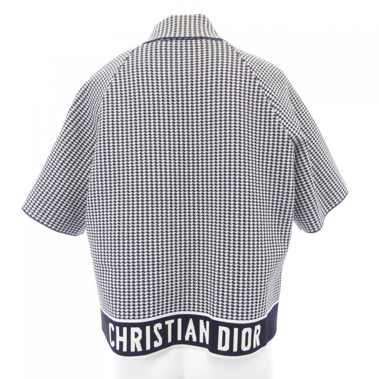 Dior Dior Christian Dior Houndstooth Technical Knit Jacket Textile Outerwear 424V13AM534 DUTY FREE for USA Size ONE SIZE - 2 Thumbnail
