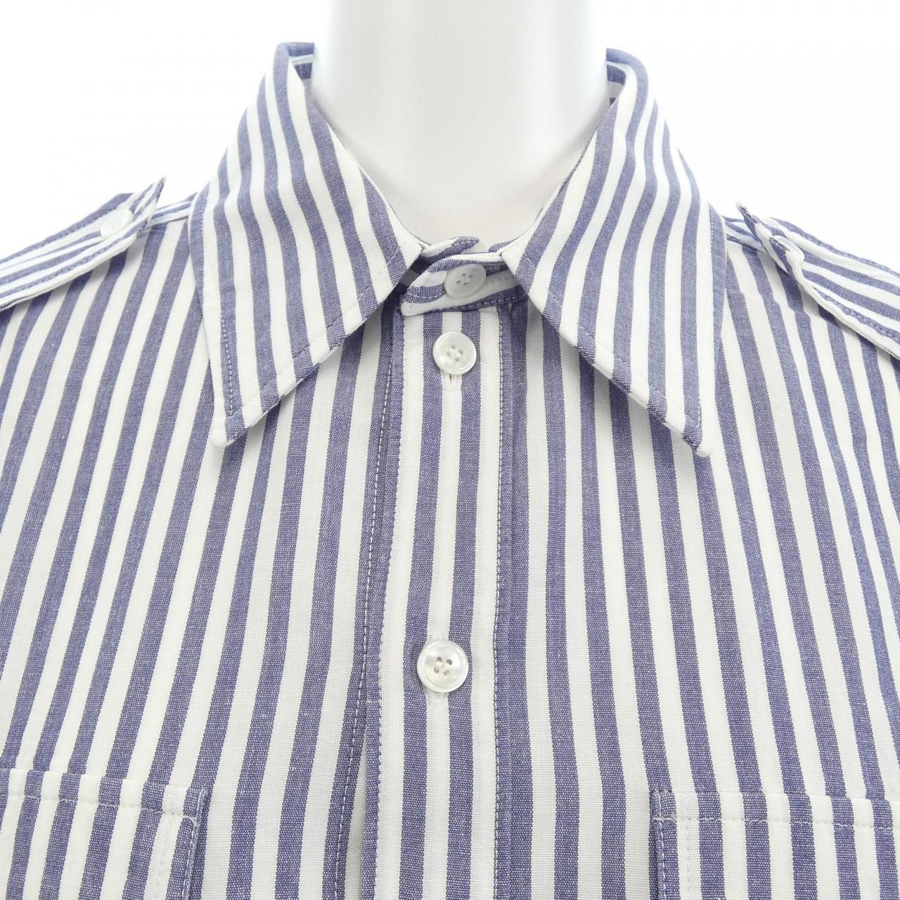 Celine Celine CELINE CROPPED REPORTER Shirt Textile Dress Shirt 2C859556T DUTY FREE for USA Size ONE SIZE - 5 Thumbnail