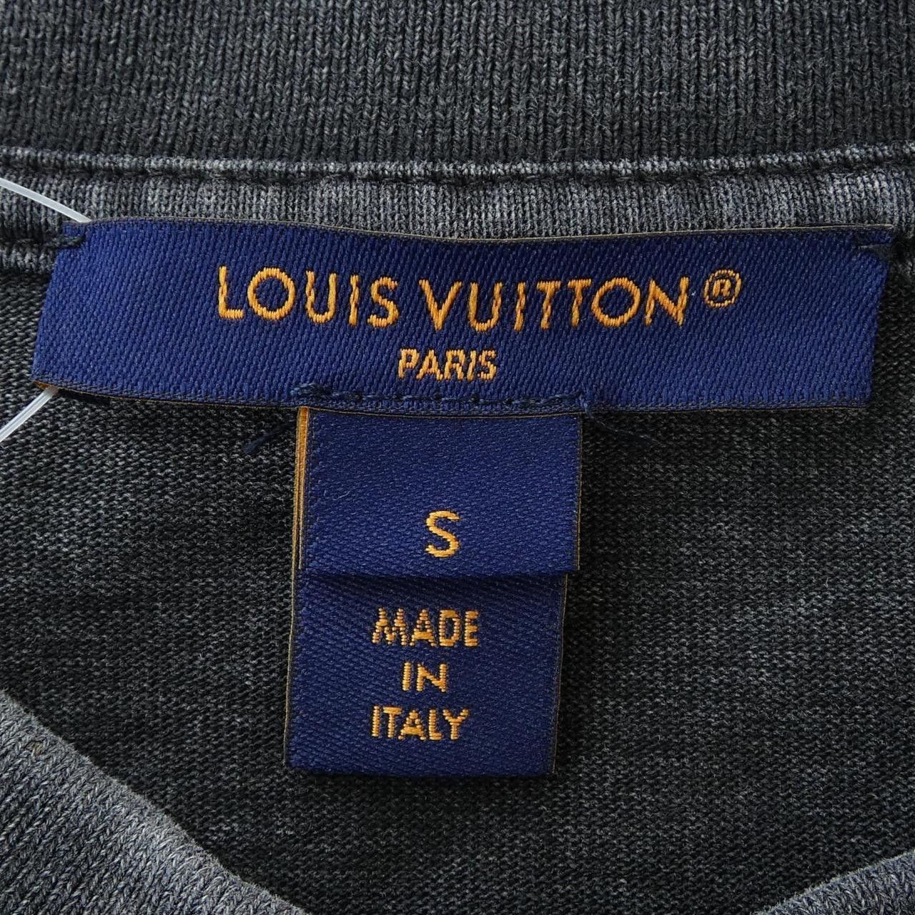 Louis Vuitton Louis Vuitton Louis Vuitton Graphic LV Signature Cotton T Shirt Textile T-Shirts FQJT90GPV DUTY FREE for USA Size ONE SIZE - 4 Thumbnail