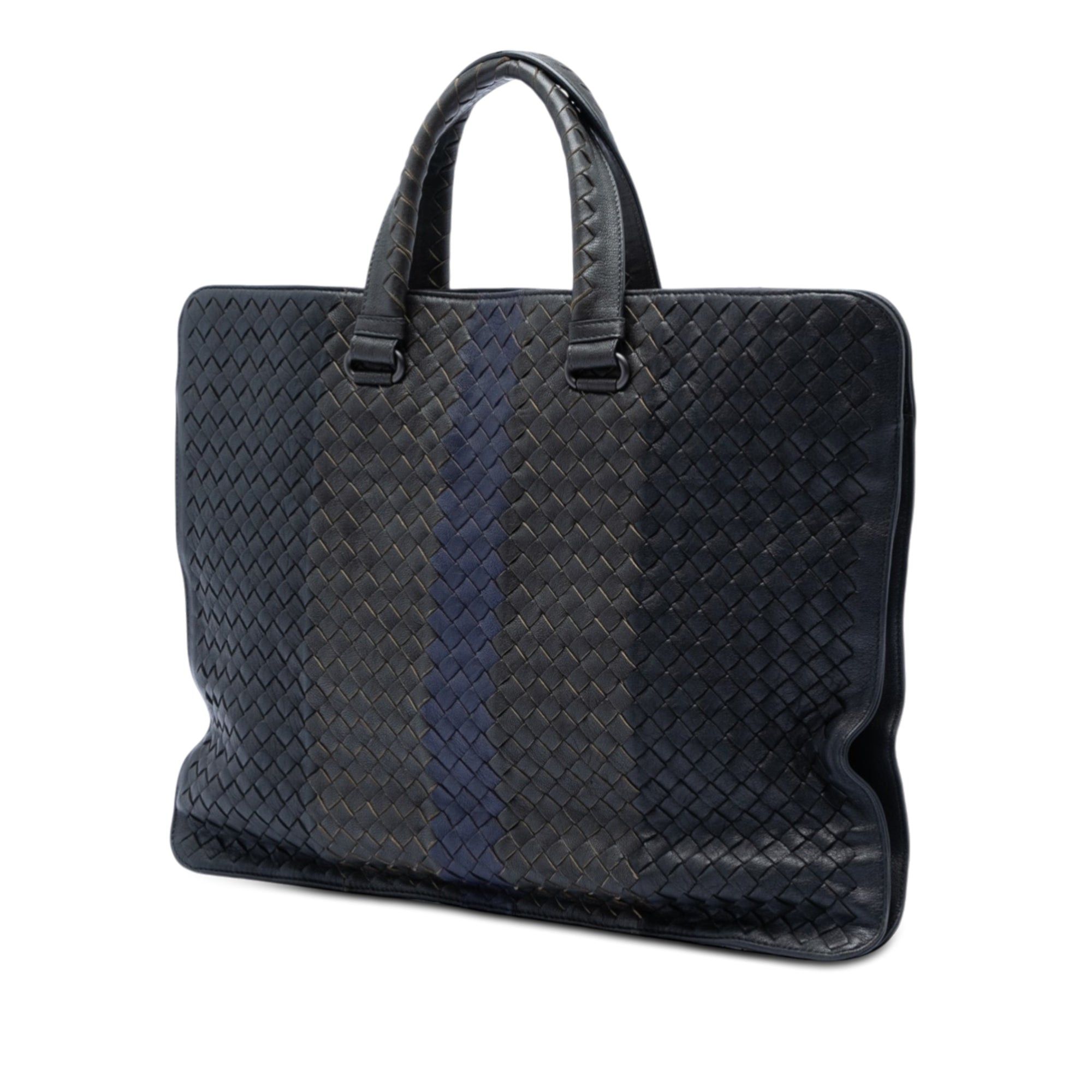 Bottega Veneta Nappa Intrecciato Club Fume Briefcase Size ONE SIZE - 2 Thumbnail