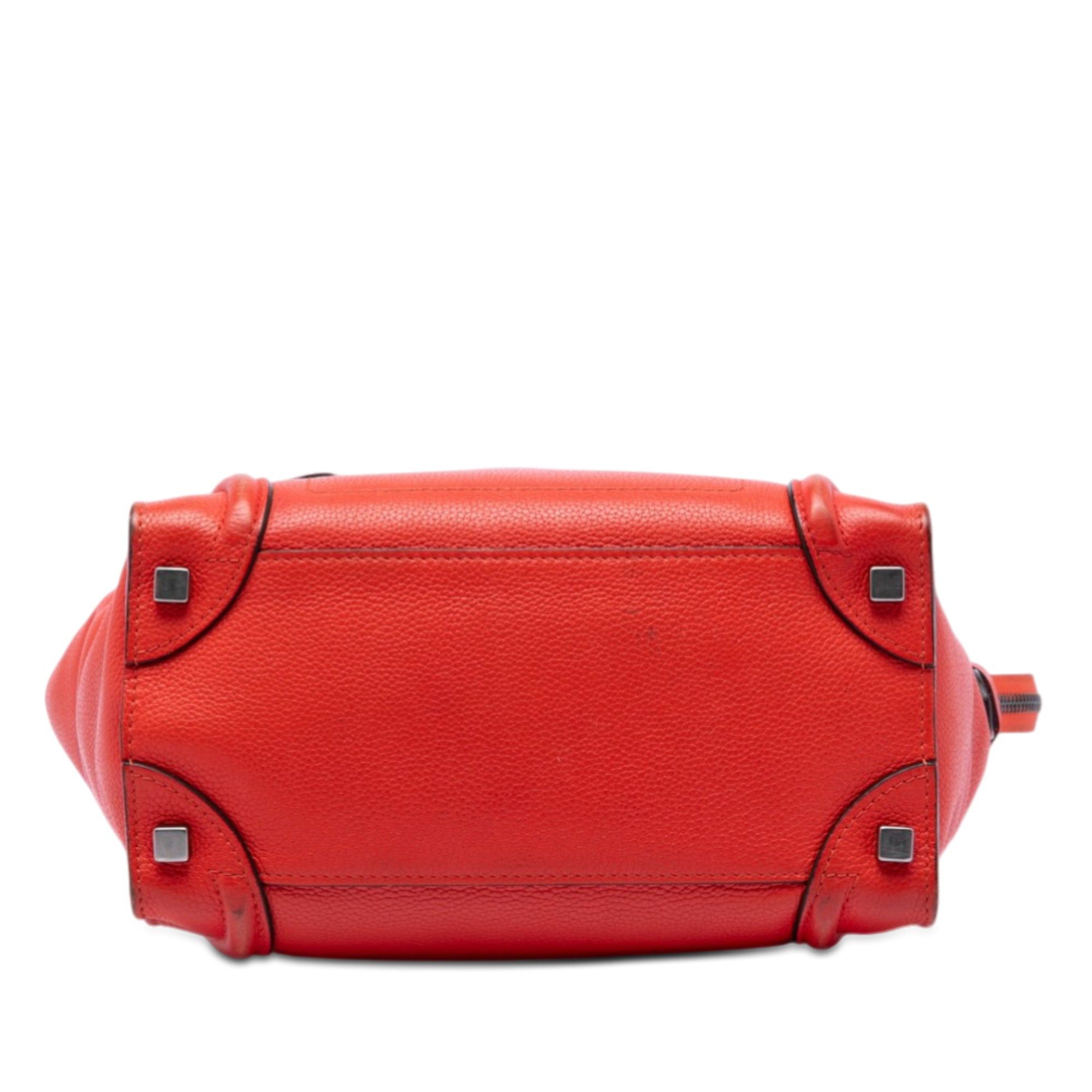 Celine Micro Leather Luggage Tote Size ONE SIZE - 3 Thumbnail