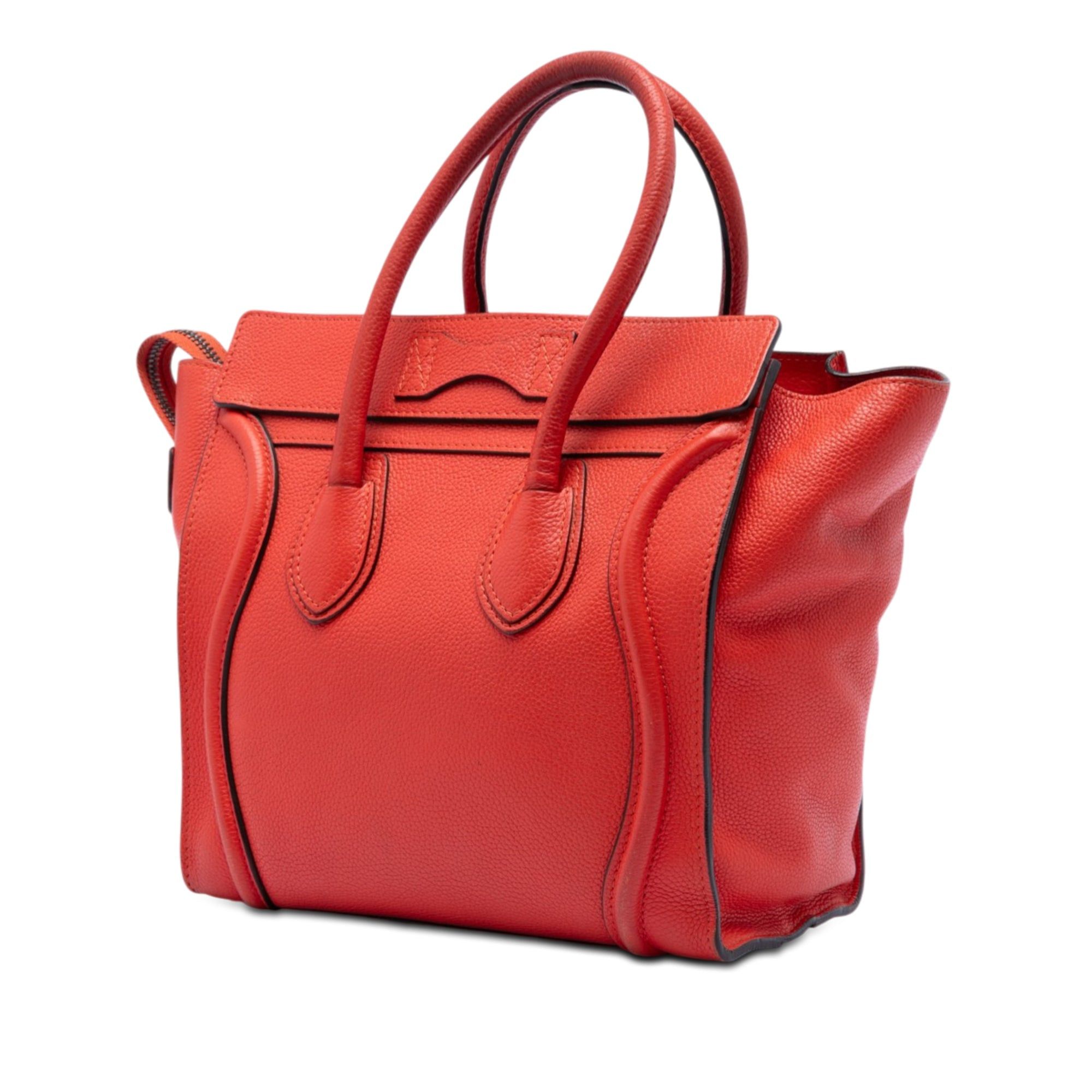 Celine Micro Leather Luggage Tote Size ONE SIZE - 2 Thumbnail