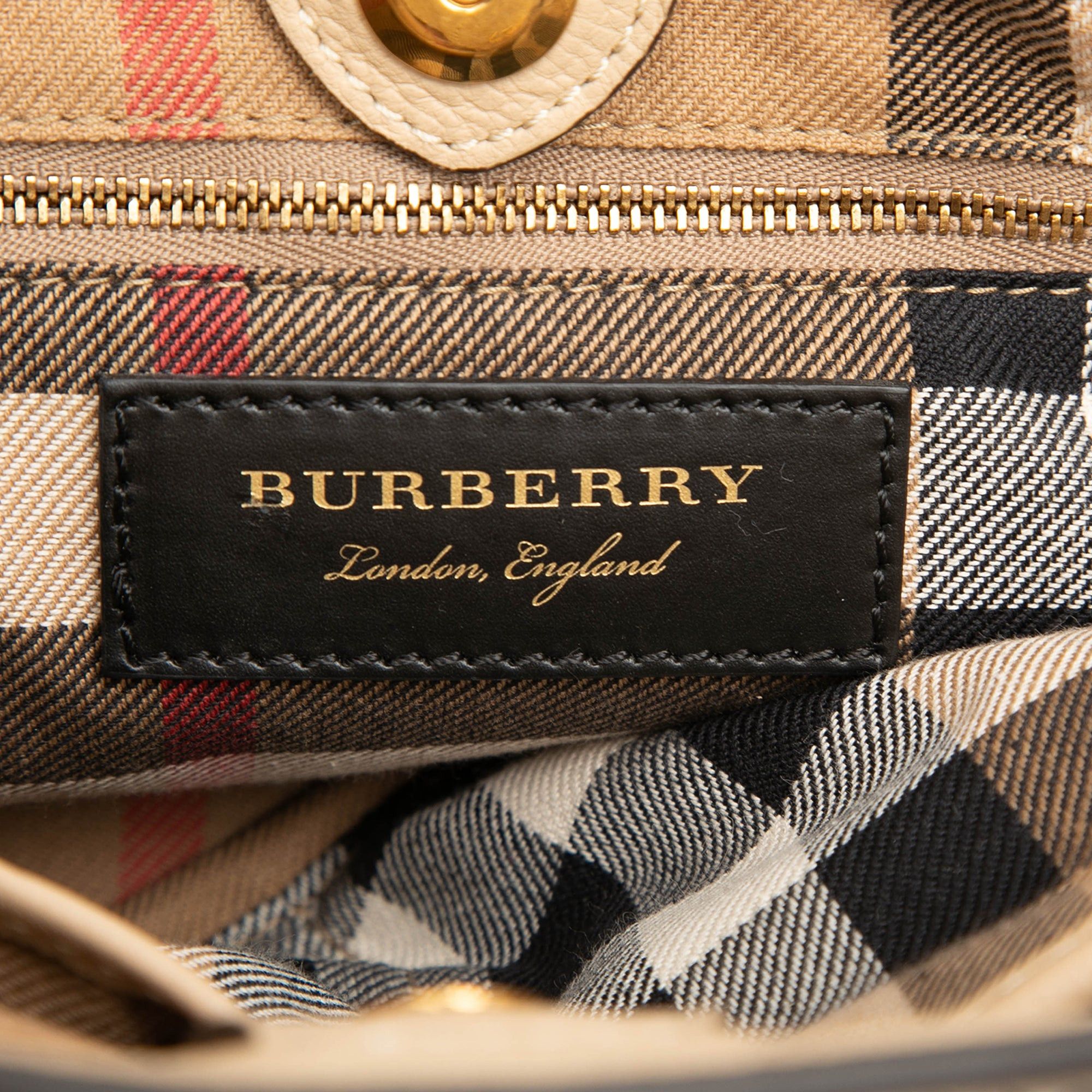 Burberry Small Leather Brogue Banner Satchel Size ONE SIZE - 5 Thumbnail