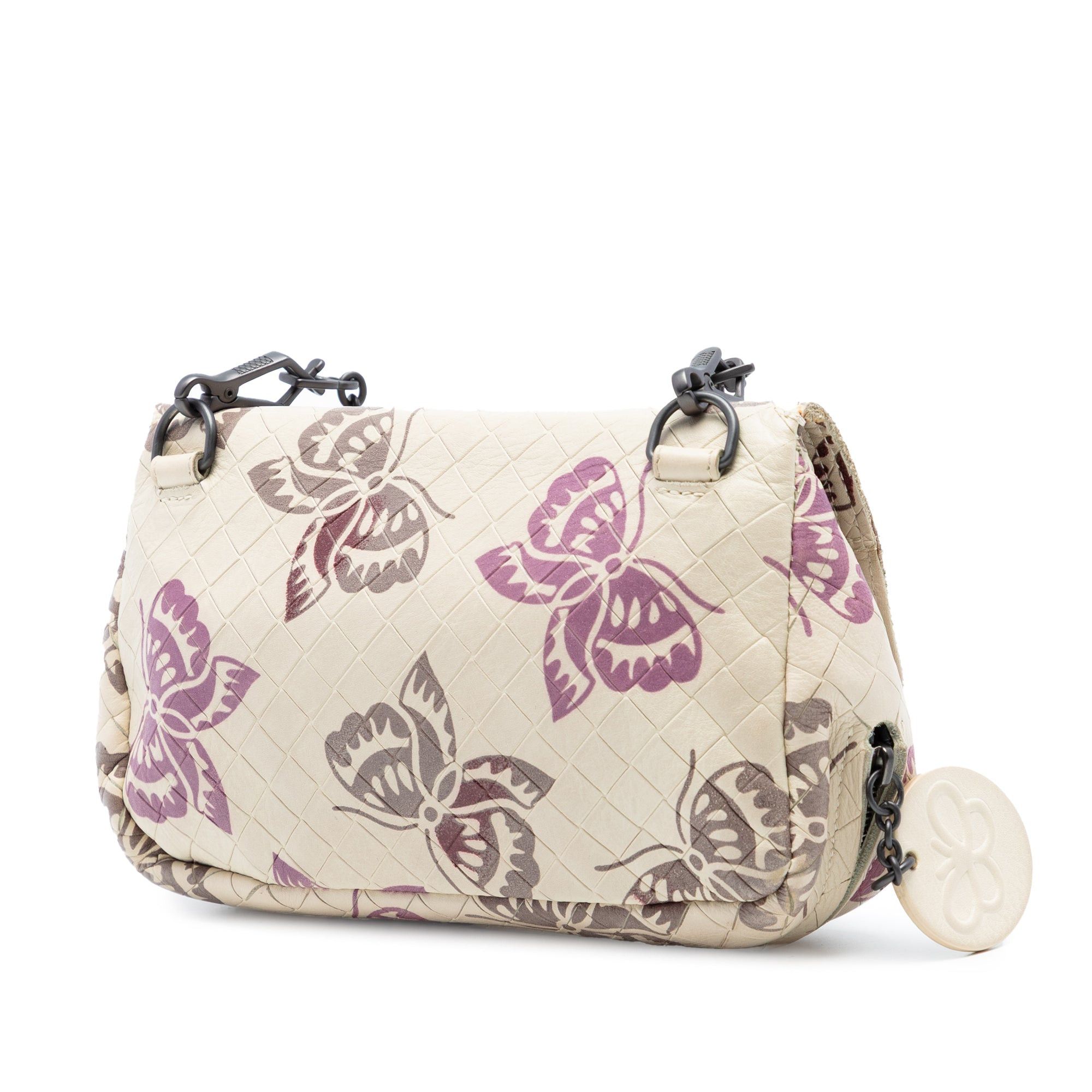 Bottega Veneta Small Nappa Intrecciomirage Butterfly Chain Crossbody Size ONE SIZE - 2 Thumbnail