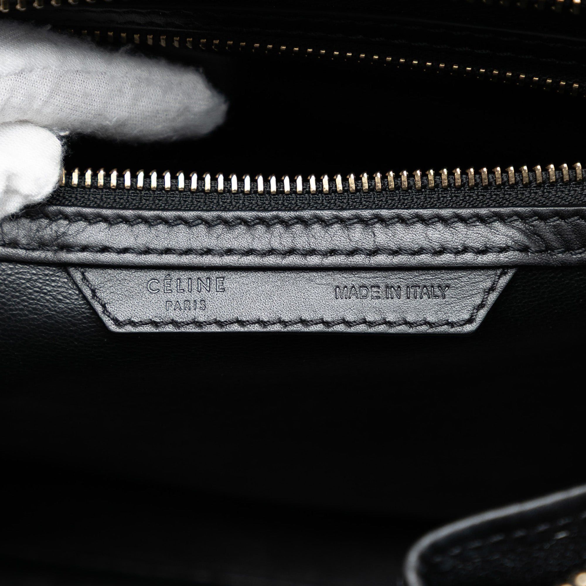 Celine Mini Bicolor Canvas and Leather Luggage Tote Size ONE SIZE - 5 Thumbnail