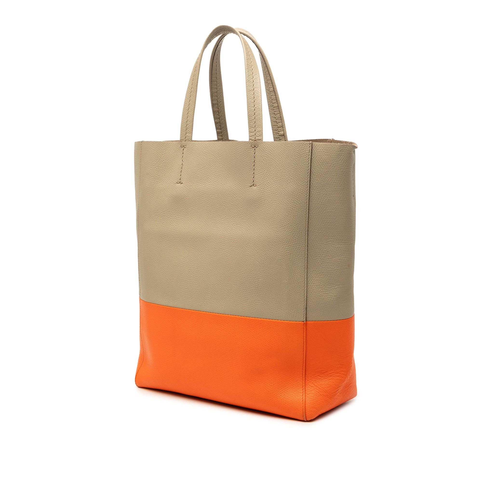 Celine Small Bicolor Leather Vertical Cabas Size ONE SIZE - 2 Thumbnail