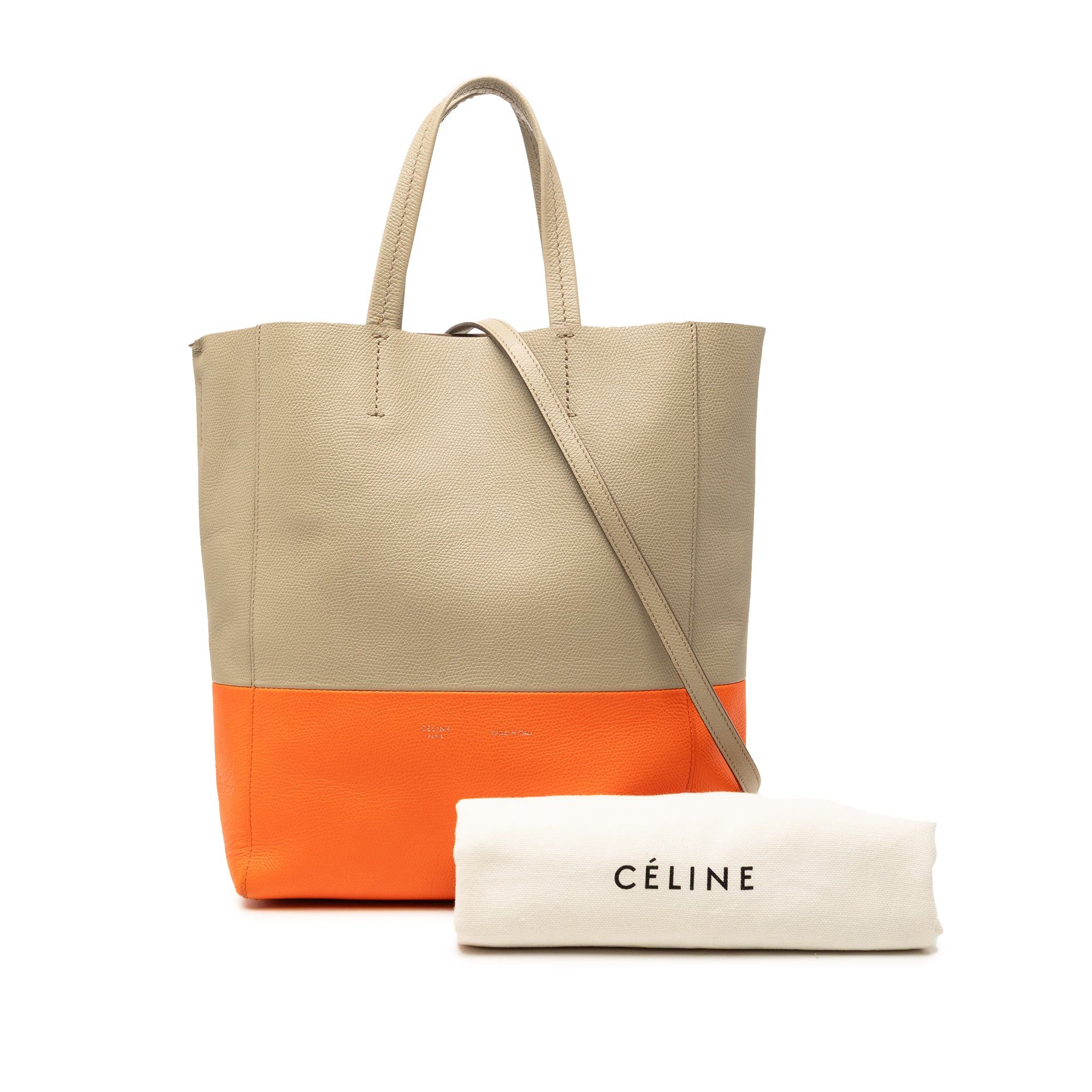 Celine Small Bicolor Leather Vertical Cabas Size ONE SIZE - 8 Thumbnail