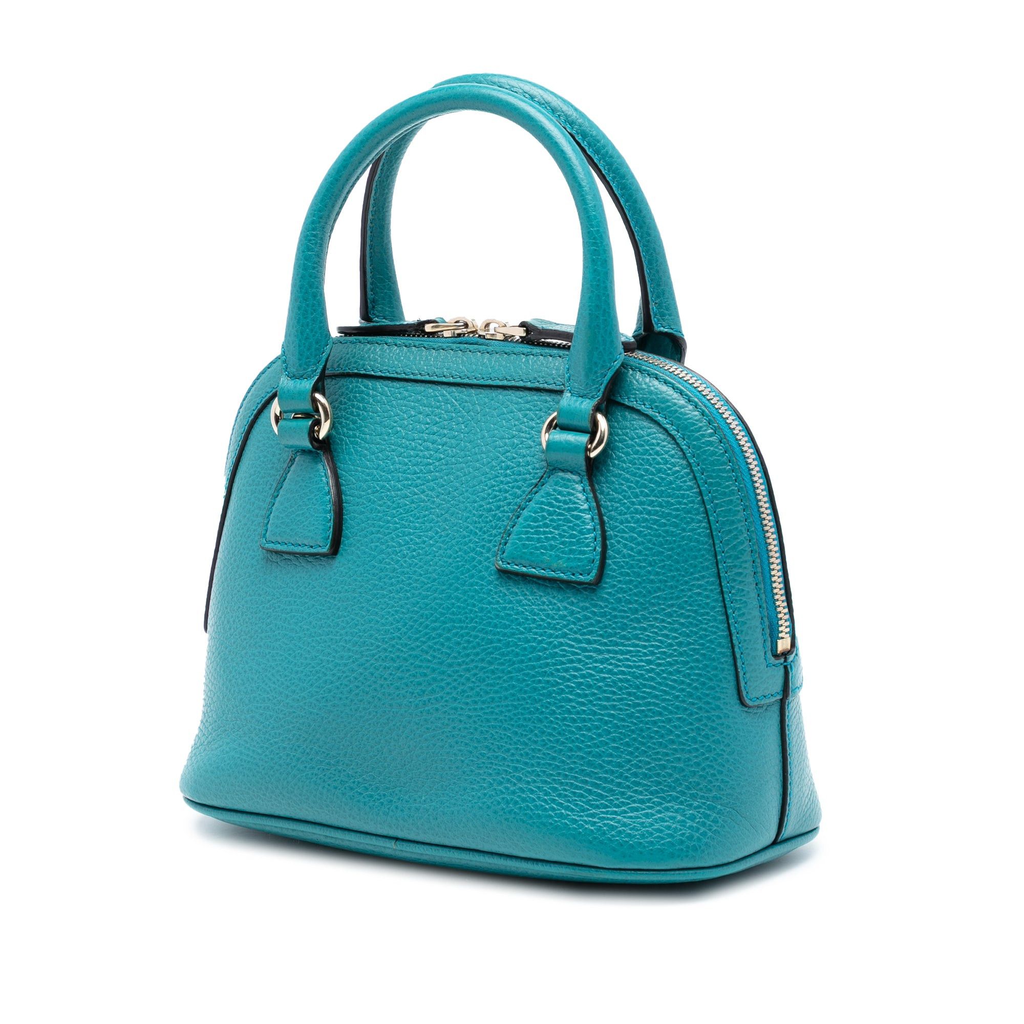 Gucci Mini Leather GG Charm Dome Satchel Size ONE SIZE - 2 Thumbnail