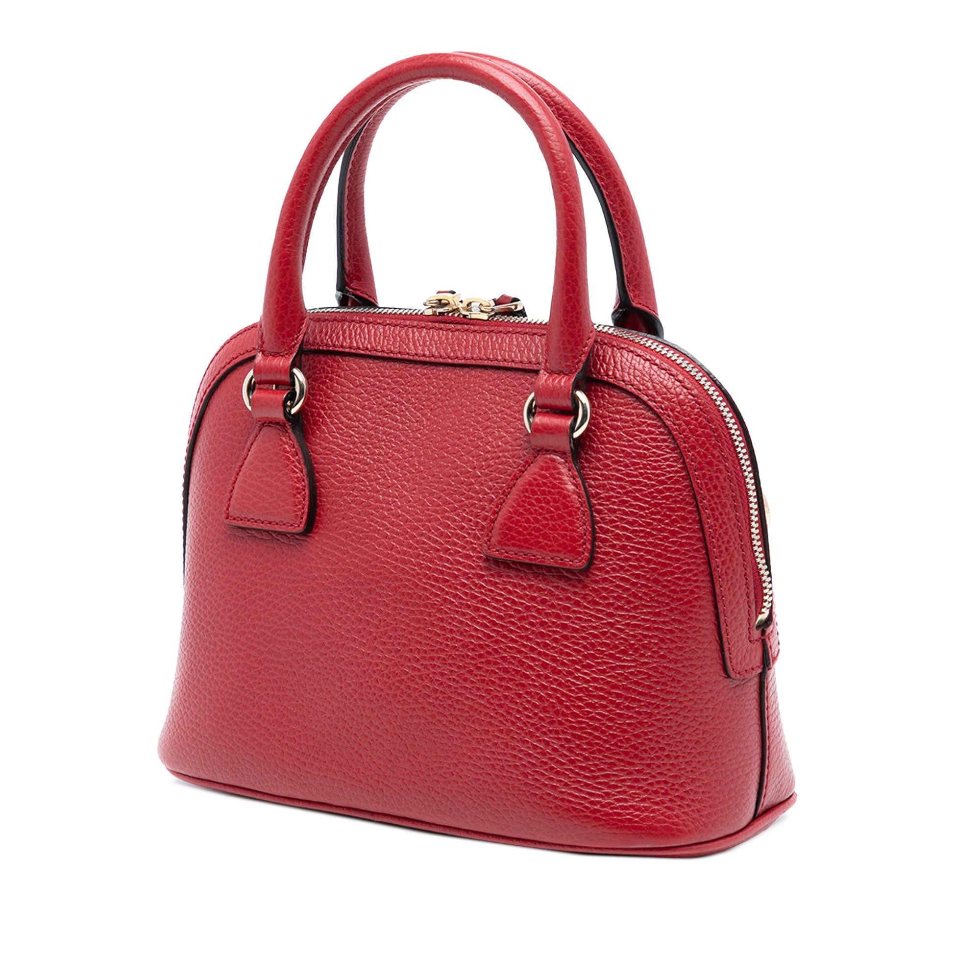 Gucci Mini Leather GG Charm Dome Satchel Size ONE SIZE - 2 Thumbnail