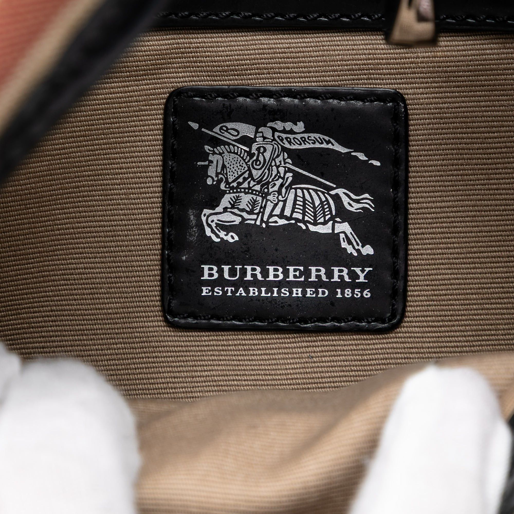 Burberry Supernova Check Coated Canvas Larkin Hobo Size ONE SIZE - 5 Thumbnail