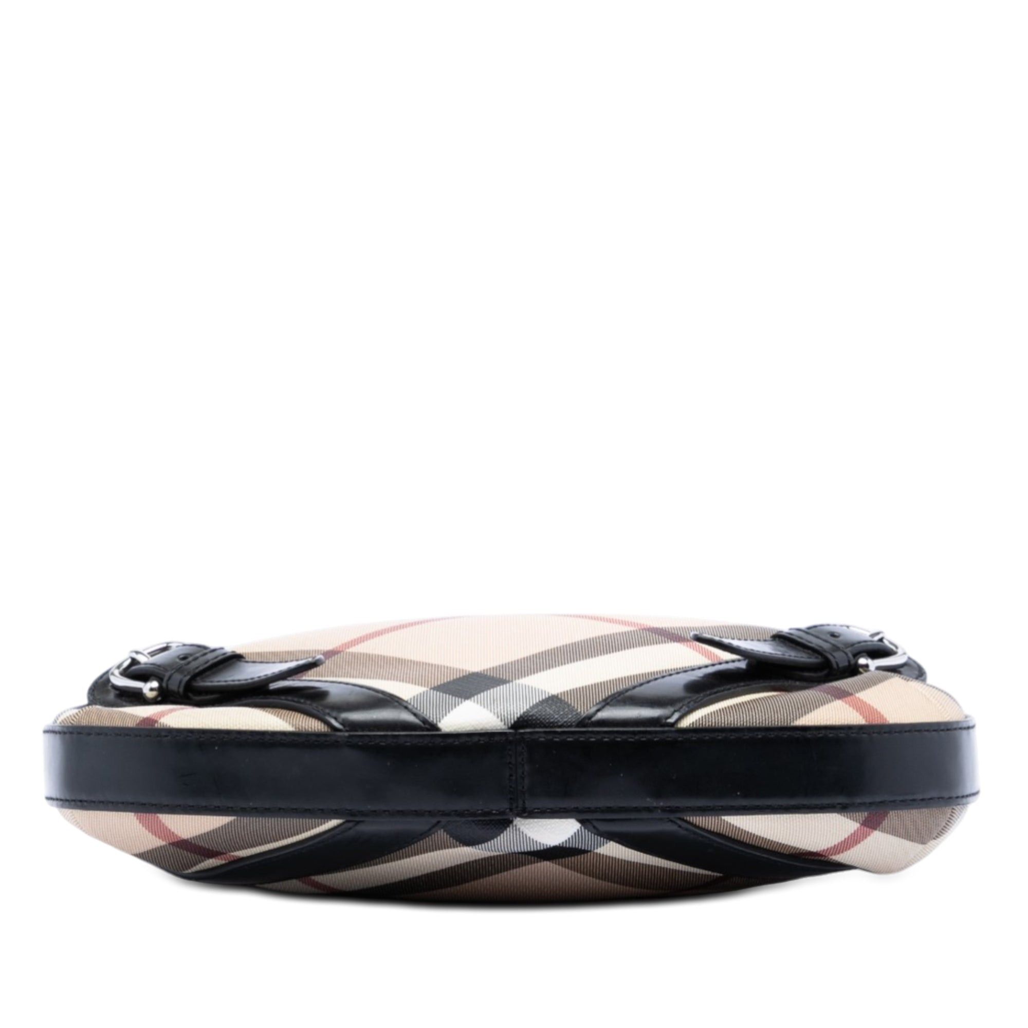 Burberry Supernova Check Coated Canvas Larkin Hobo Size ONE SIZE - 3 Thumbnail