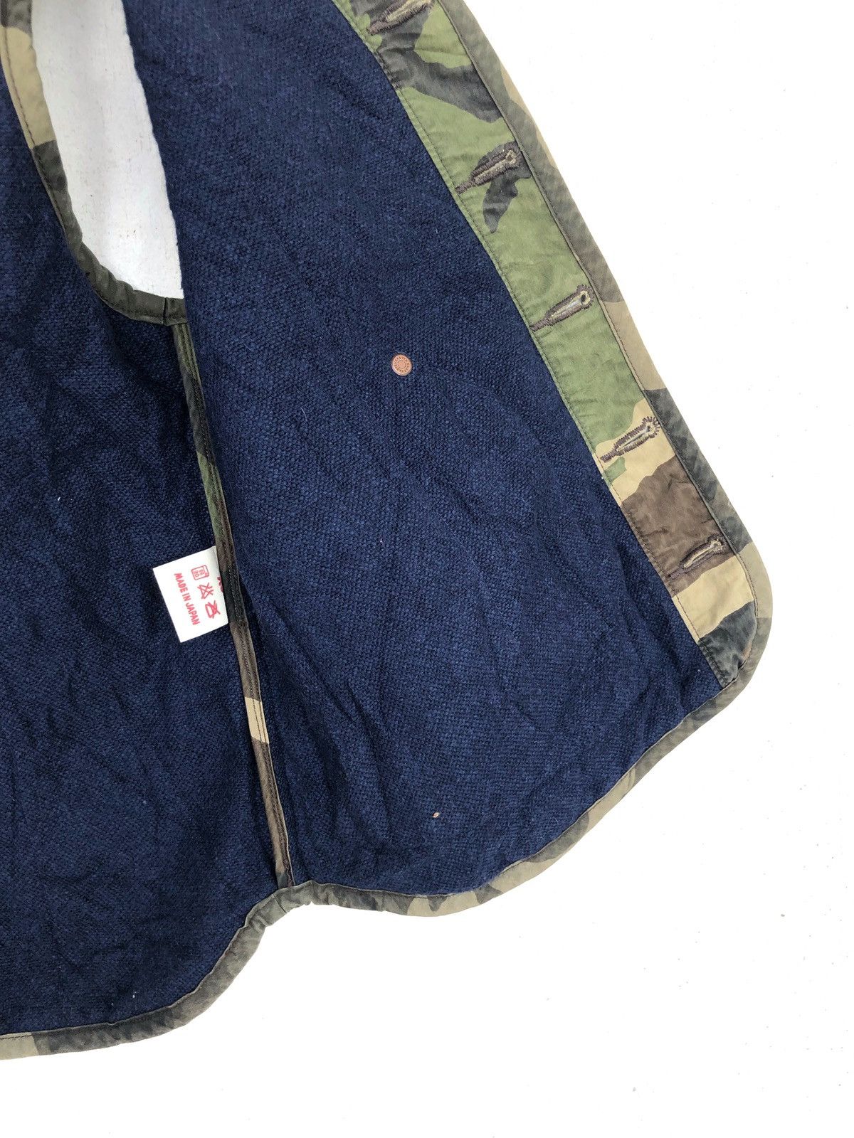 Maharishi Tigre Brocante Japan Woodland Camo Indigo Lining Tank Top Size US S / EU 44-46 / 1 - 8 Thumbnail