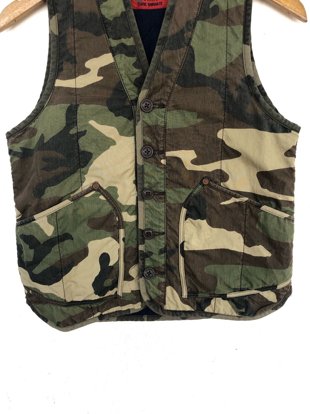 Maharishi Tigre Brocante Japan Woodland Camo Indigo Lining Tank Top Size US S / EU 44-46 / 1 - 5 Thumbnail
