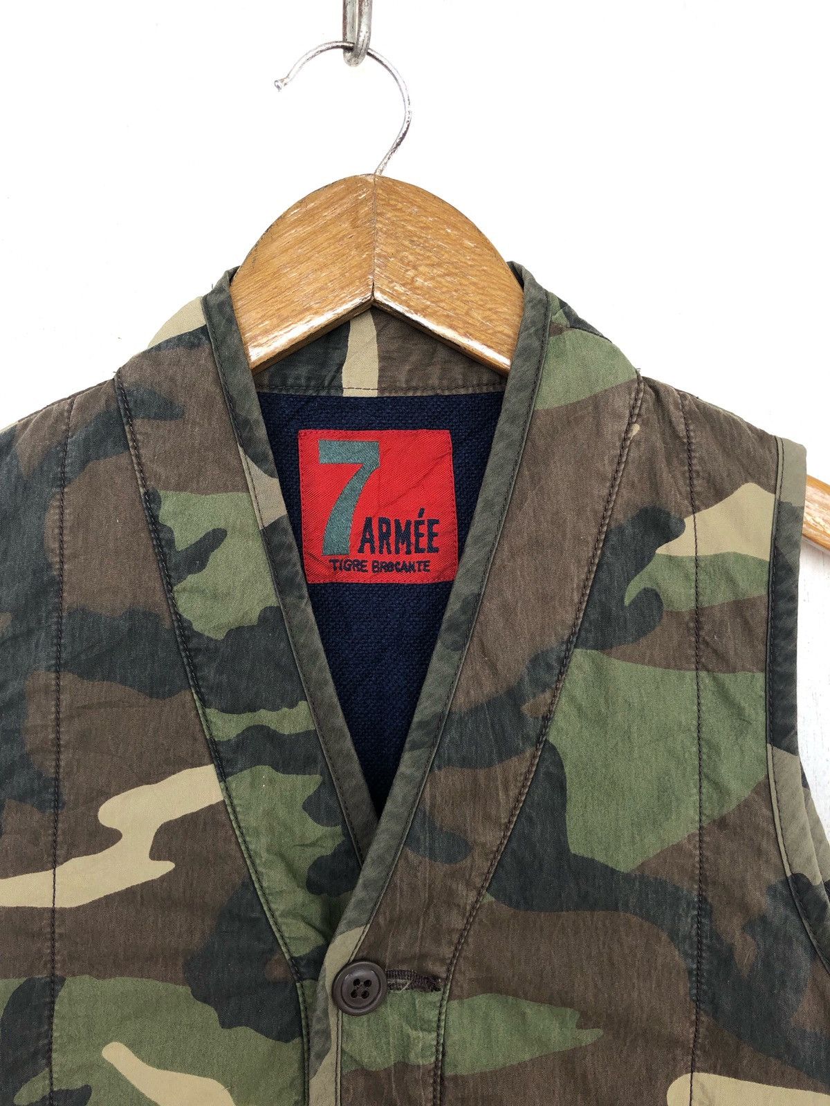 Maharishi Tigre Brocante Japan Woodland Camo Indigo Lining Tank Top Size US S / EU 44-46 / 1 - 4 Thumbnail