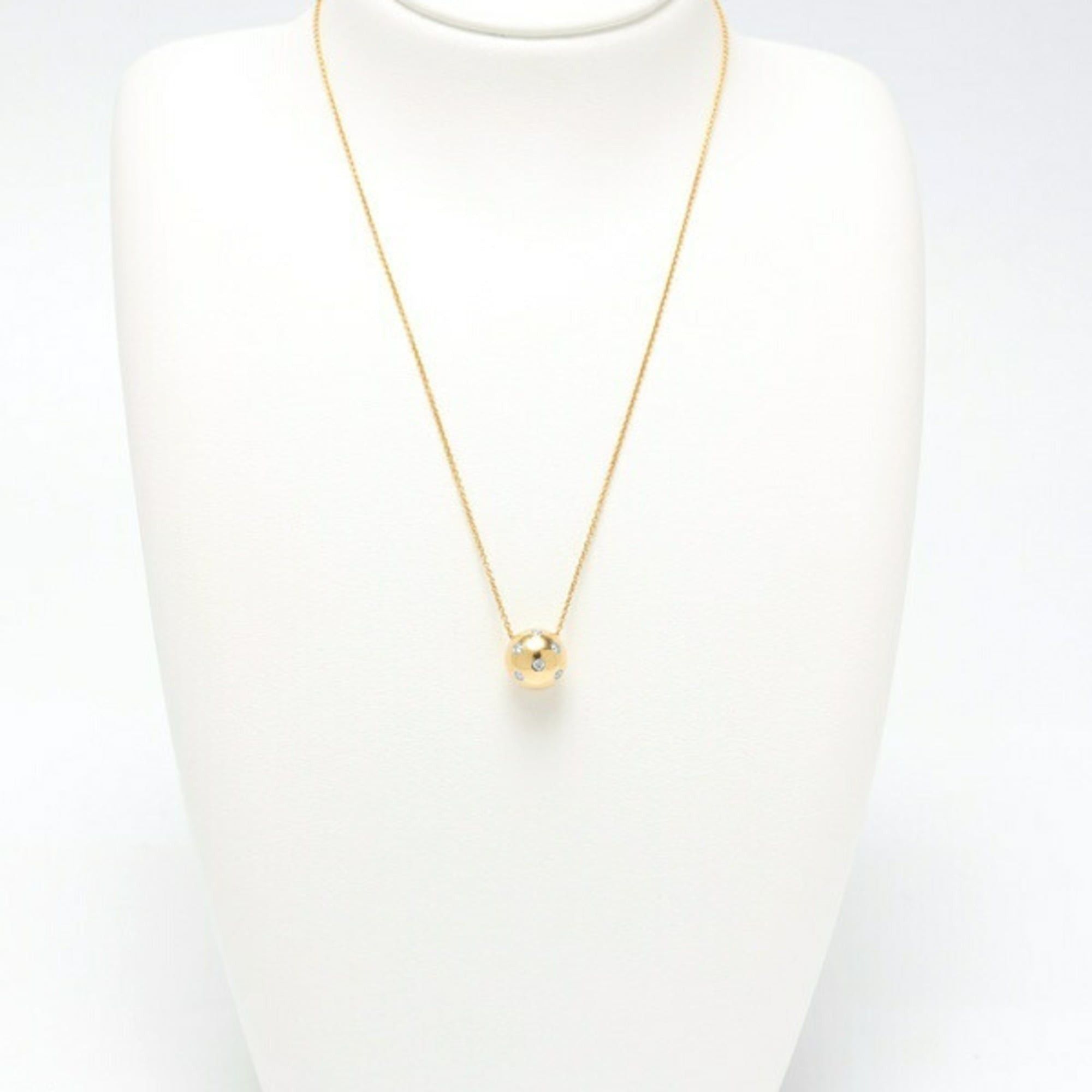 Tiffany & Co. Tiffany & Co. Dots Ball Necklace, 6 Diamonds, 18K Yellow Gold (Pt950), 40 cm, Item No. 20251018-2 Size ONE SIZE - 2 Thumbnail