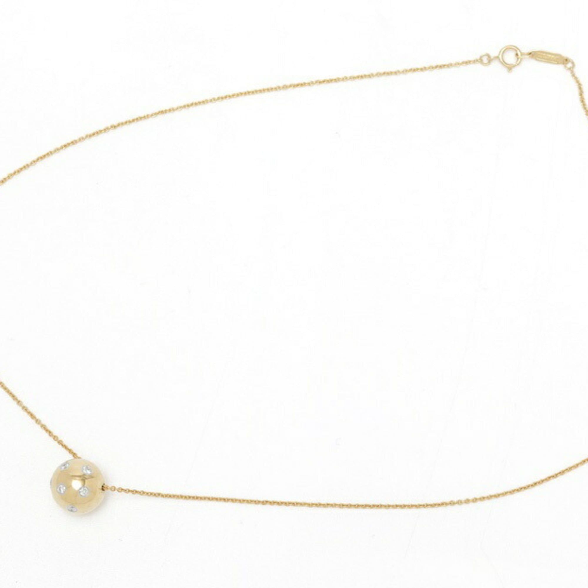 Tiffany & Co. Tiffany & Co. Dots Ball Necklace, 6 Diamonds, 18K Yellow Gold (Pt950), 40 cm, Item No. 20251018-2 Size ONE SIZE - 4 Thumbnail