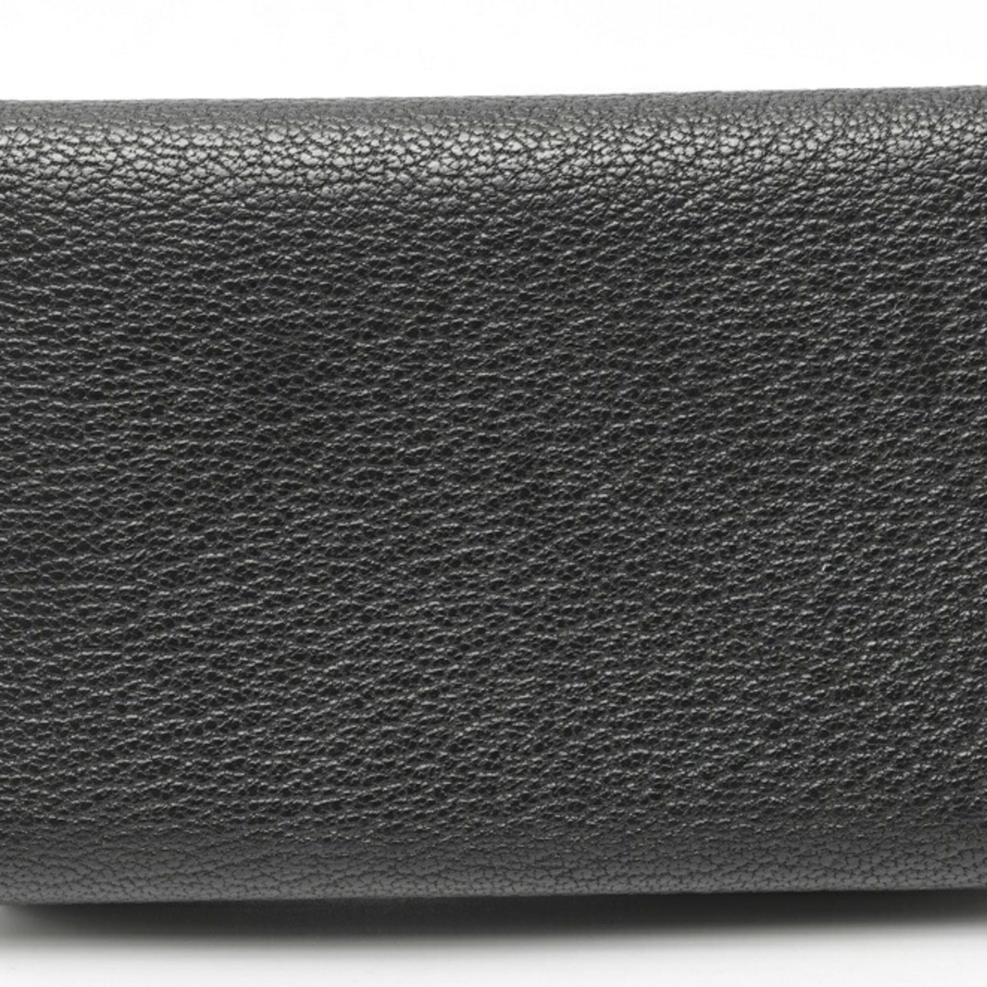 Hermes Hermes Calvi Duo Coin Card Case, Chevre Mysore Leather, Black Size ONE SIZE - 2 Thumbnail