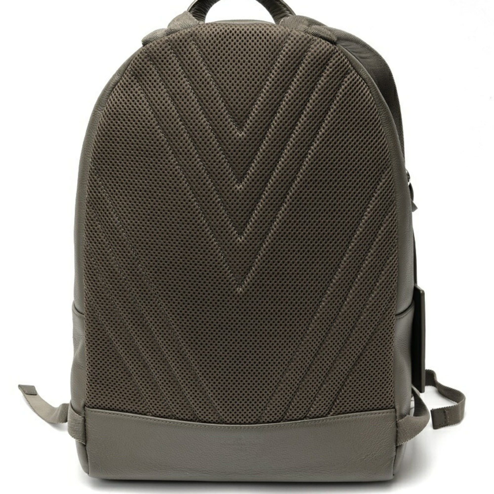 Louis Vuitton Louis Vuitton LV Aerogram Takeoff Backpack M21362 Leather Khaki Size ONE SIZE - 3 Thumbnail