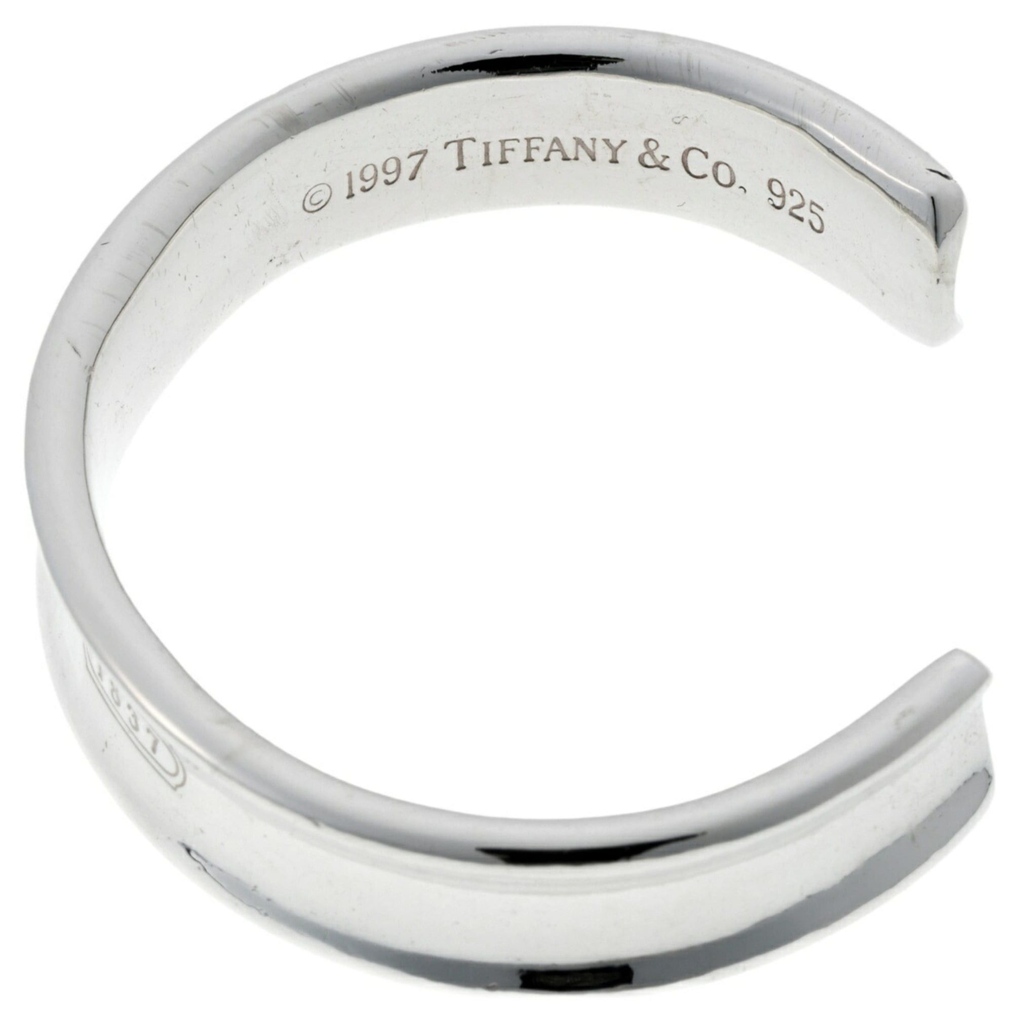Tiffany & Co. Tiffany & Co. 1837 Cuff Bangle, Sterling Silver (925), 15.5cm Size ONE SIZE - 4 Thumbnail