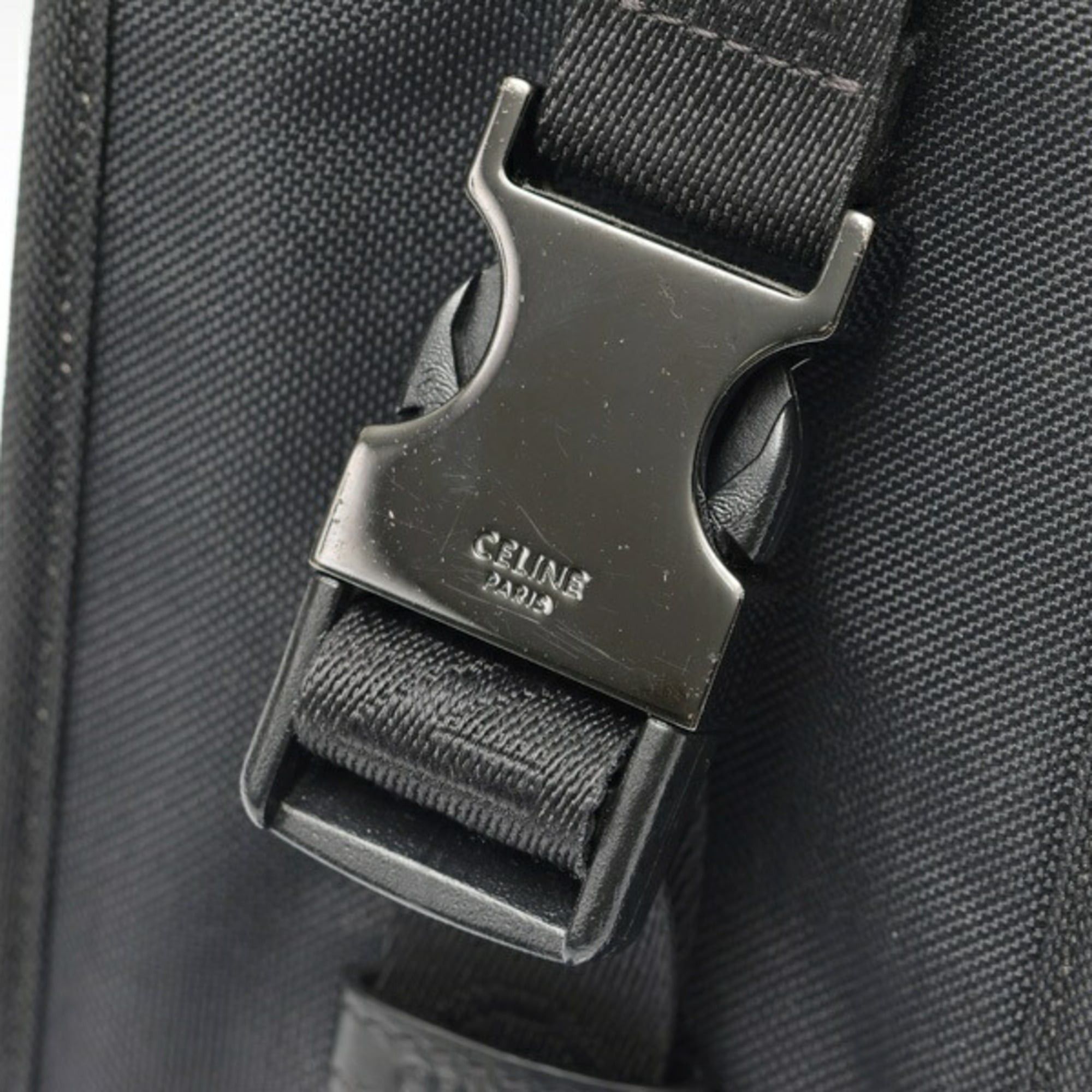 Celine Celine Trekking Mobile Pouch, Smartphone Phone Holder, 10J212DVN.38SI, Nylon, Black Size ONE SIZE - 5 Thumbnail