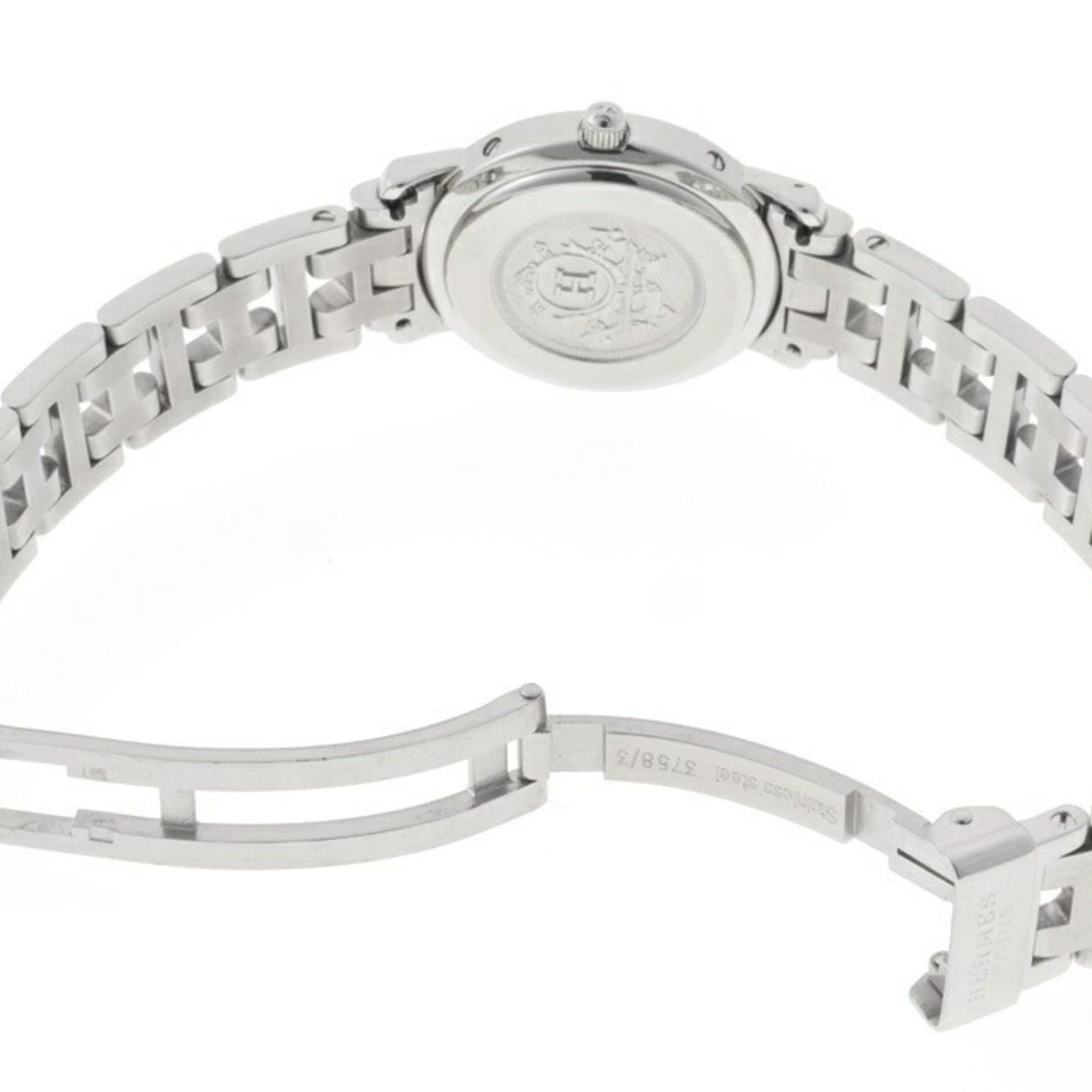 Hermes Hermes Clipper CL4.210 White Quartz Watch Size ONE SIZE - 7 Thumbnail